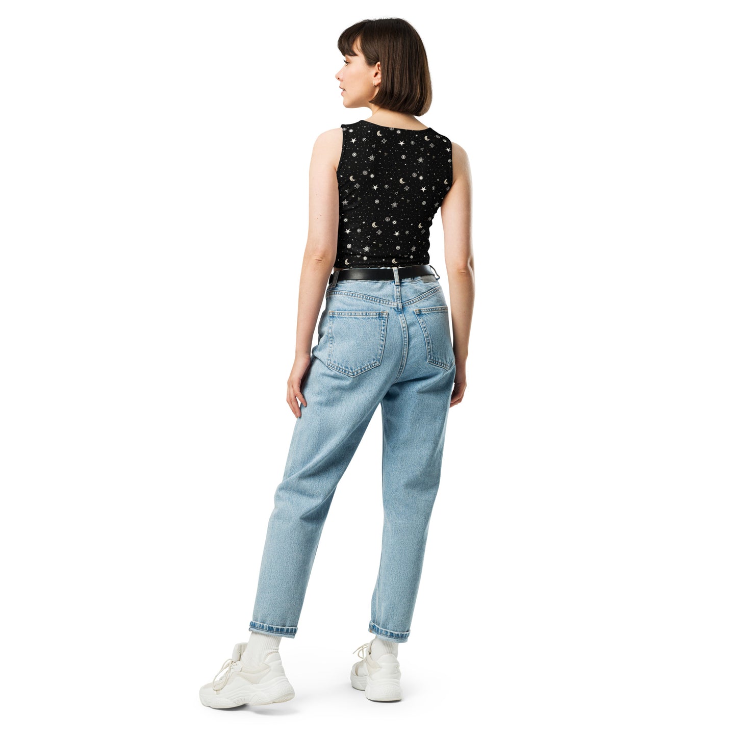 UNDER THE INFLUENCE. Crop Top. MOON CHILD.