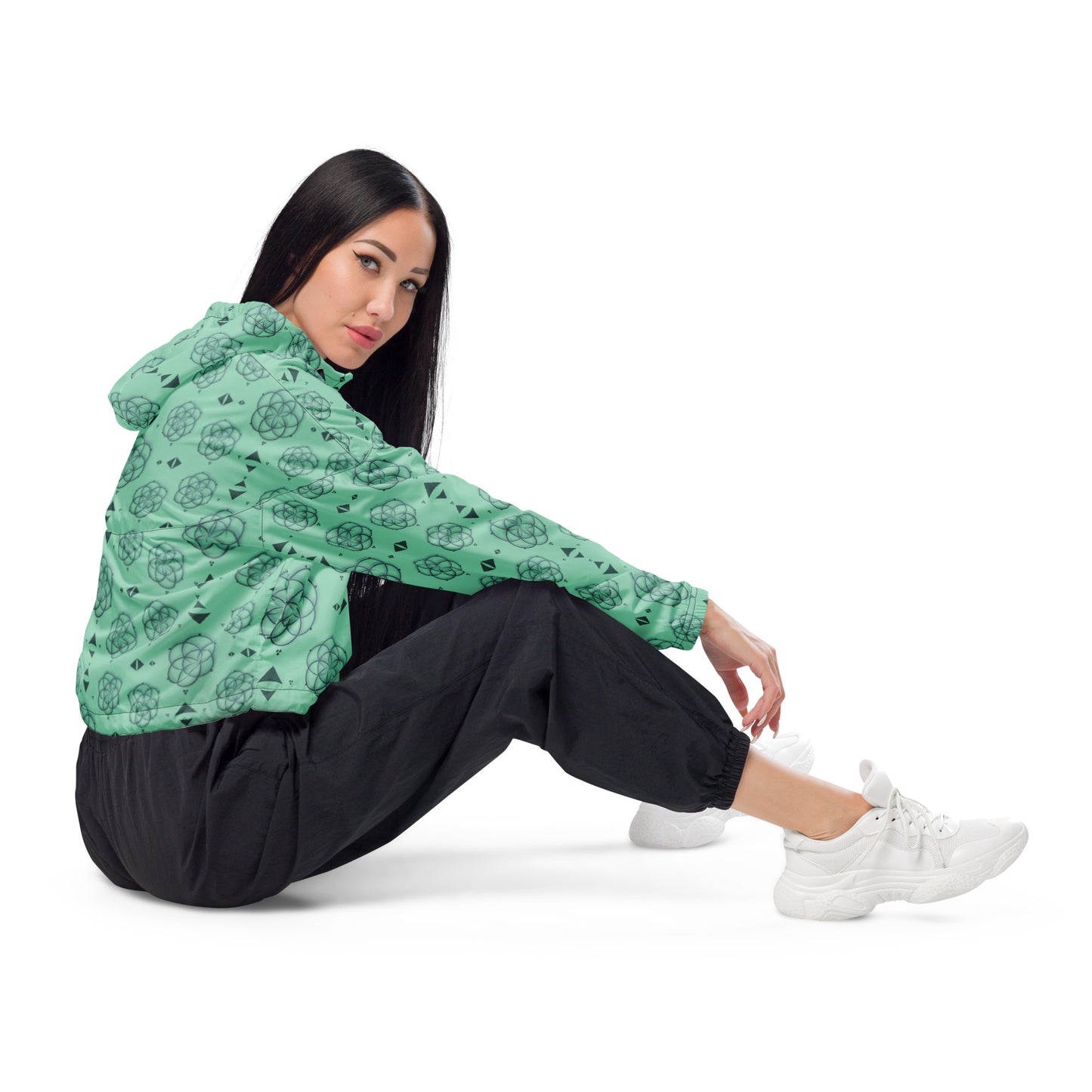 ATTITUDE. Women’s cropped windbreaker. MIND YOUR MIND