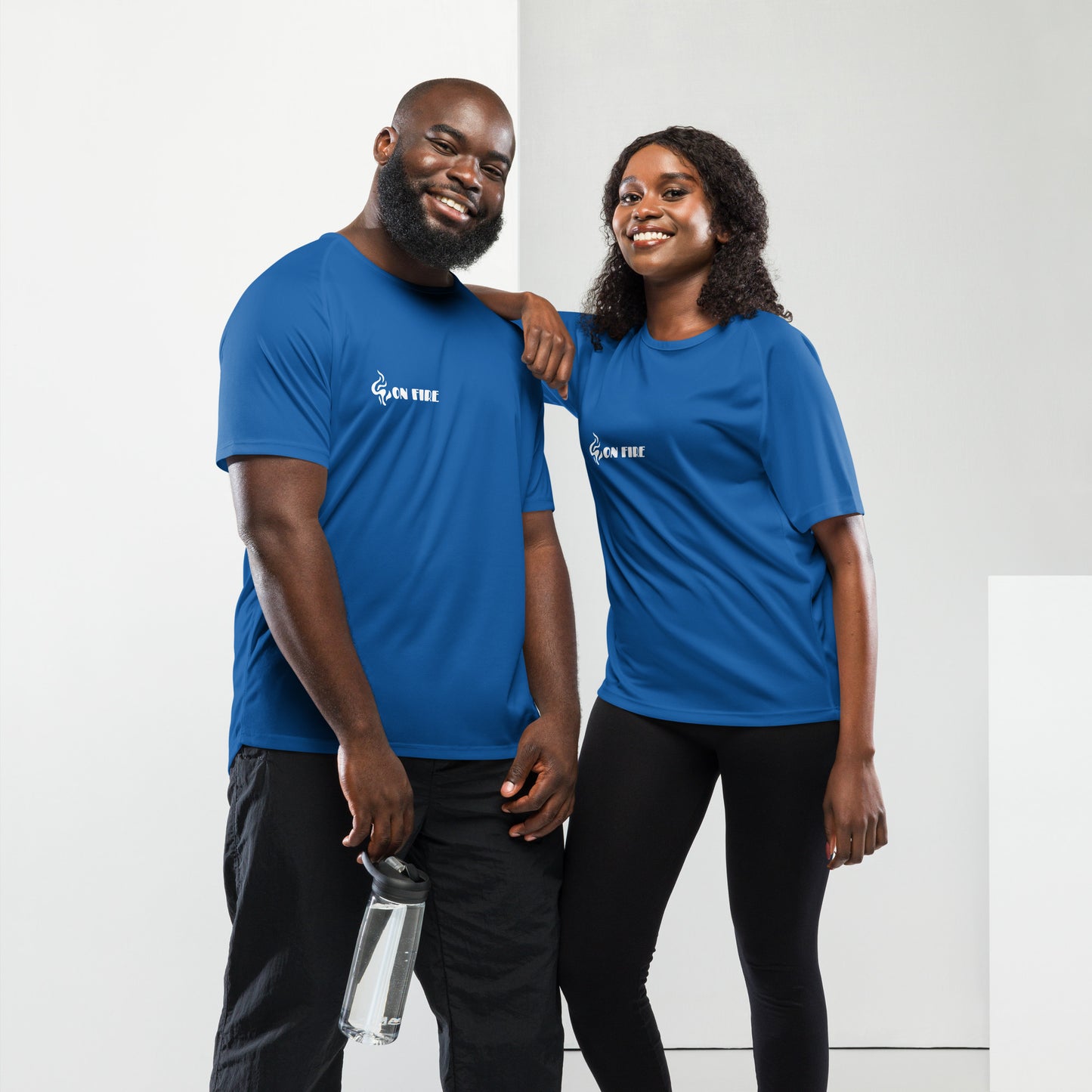 ATTITUDE. Unisex sports jersey. ON FIRE.