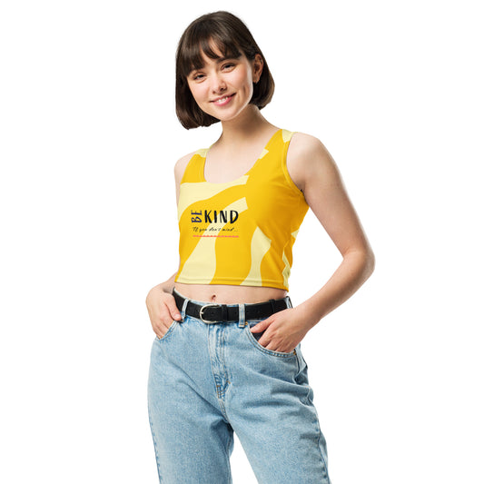 ATTITUDE. Crop Top. BE KIND.