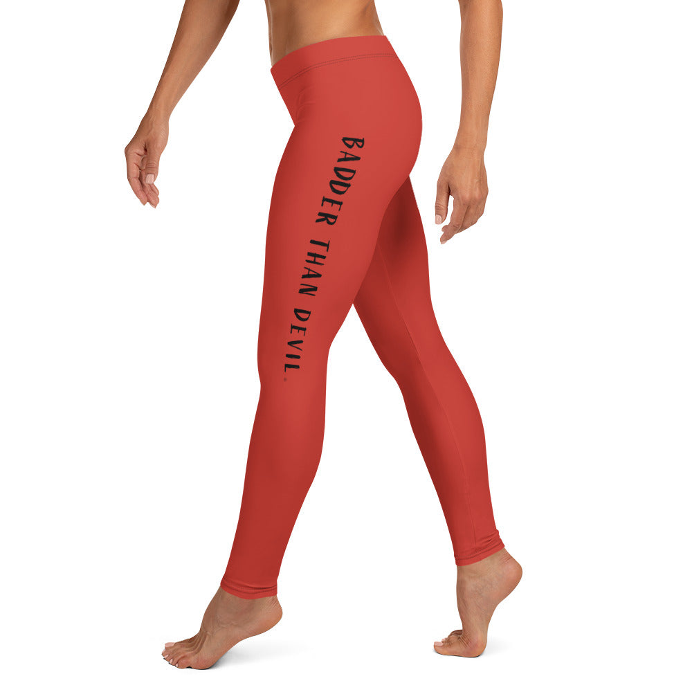 ATTITUDE. Leggings. BADDER THAN DEVIL.
