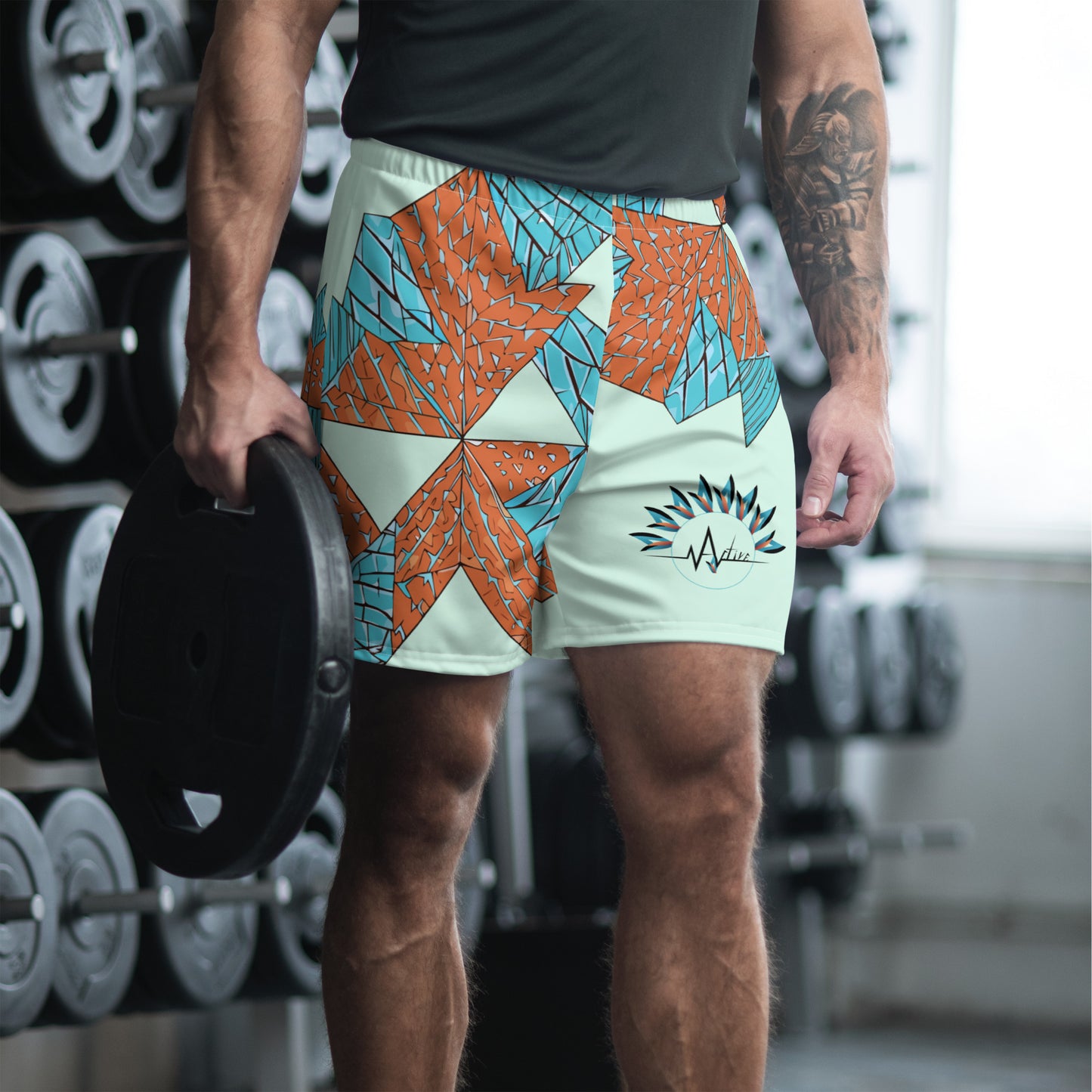 ACTIVE! Men's Recycled Athletic Shorts. Eco.