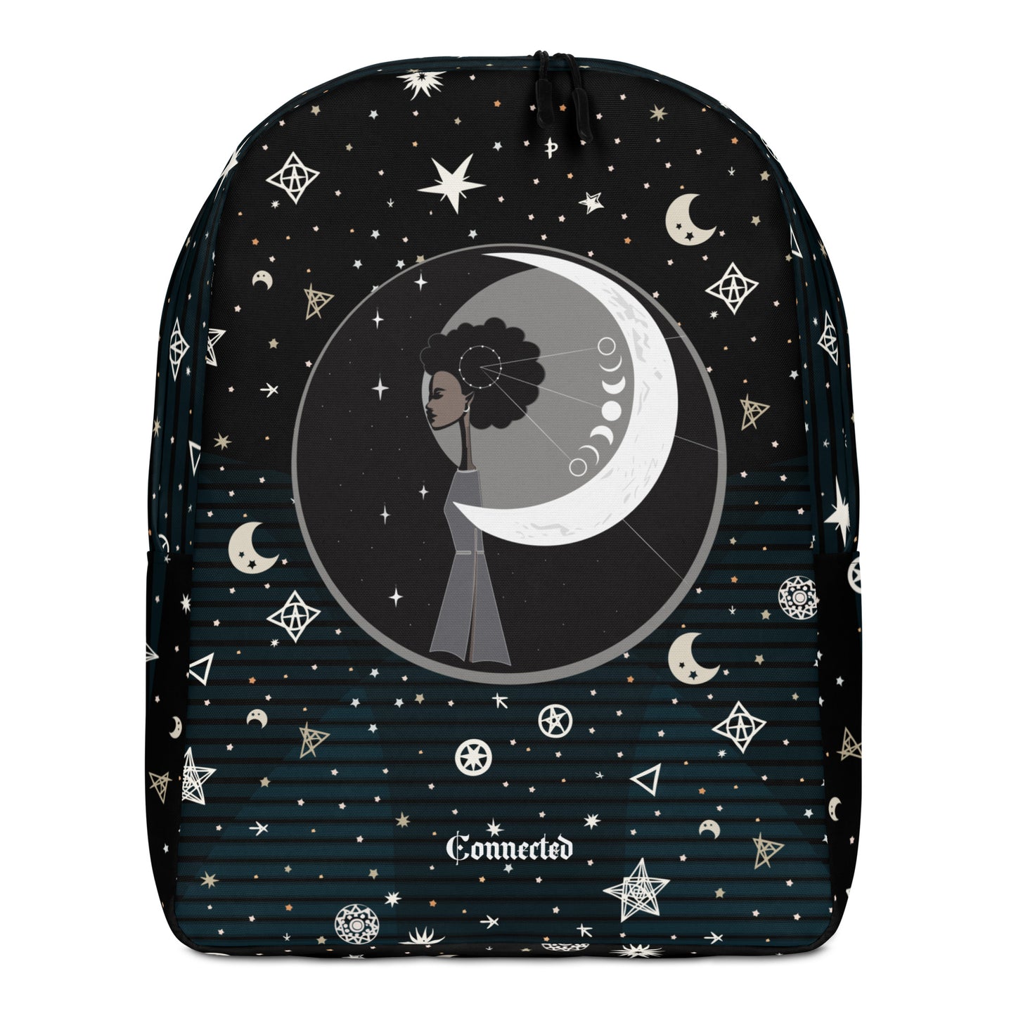 UNDER THE INFLUENCE. Minimalist Backpack. Water resistant. Laptop pocket.