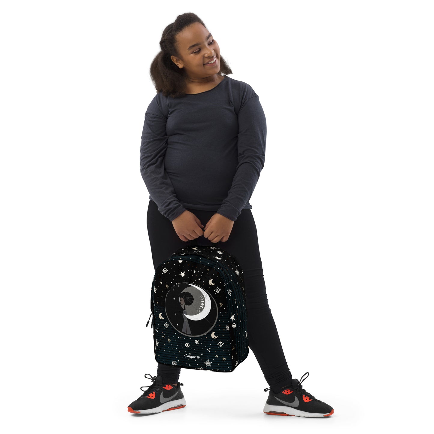 UNDER THE INFLUENCE. Minimalist Backpack. Water resistant. Laptop pocket.