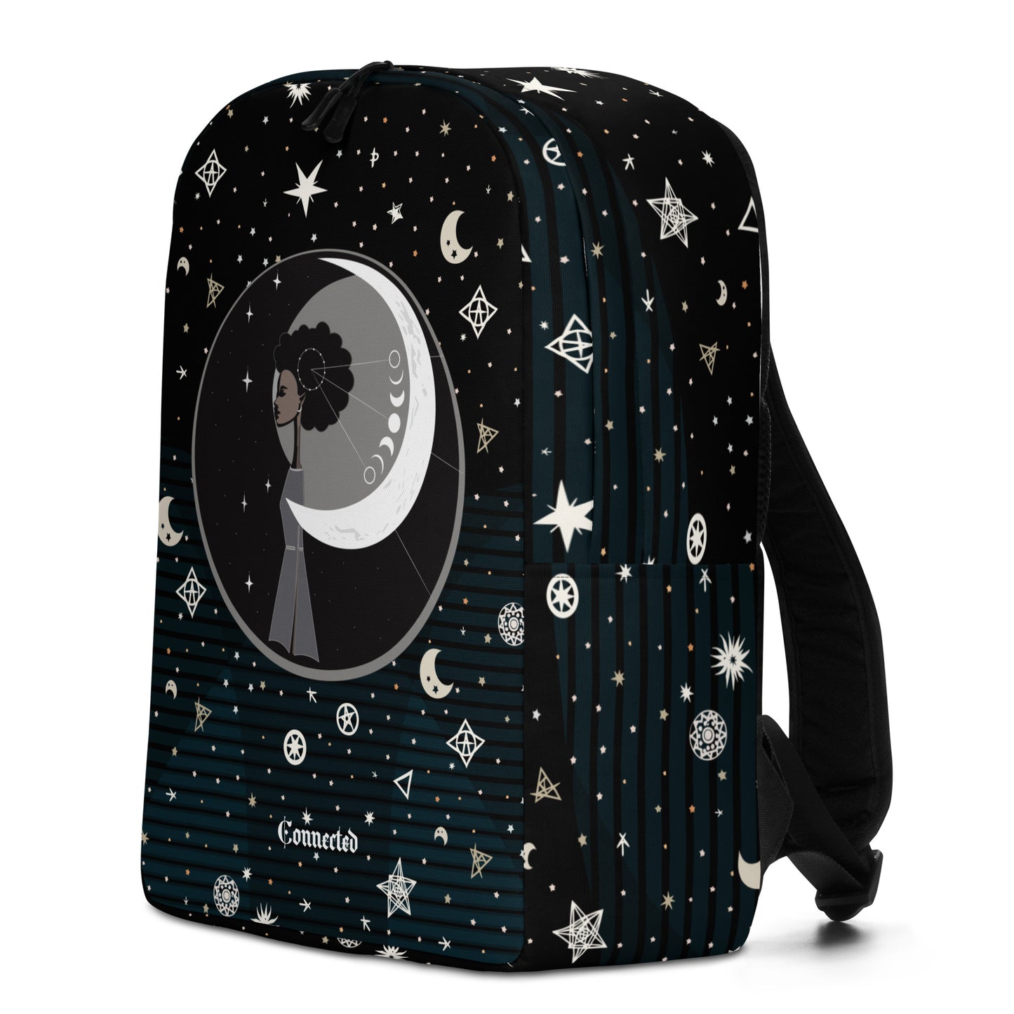 UNDER THE INFLUENCE. Minimalist Backpack. Water resistant. Laptop pocket.