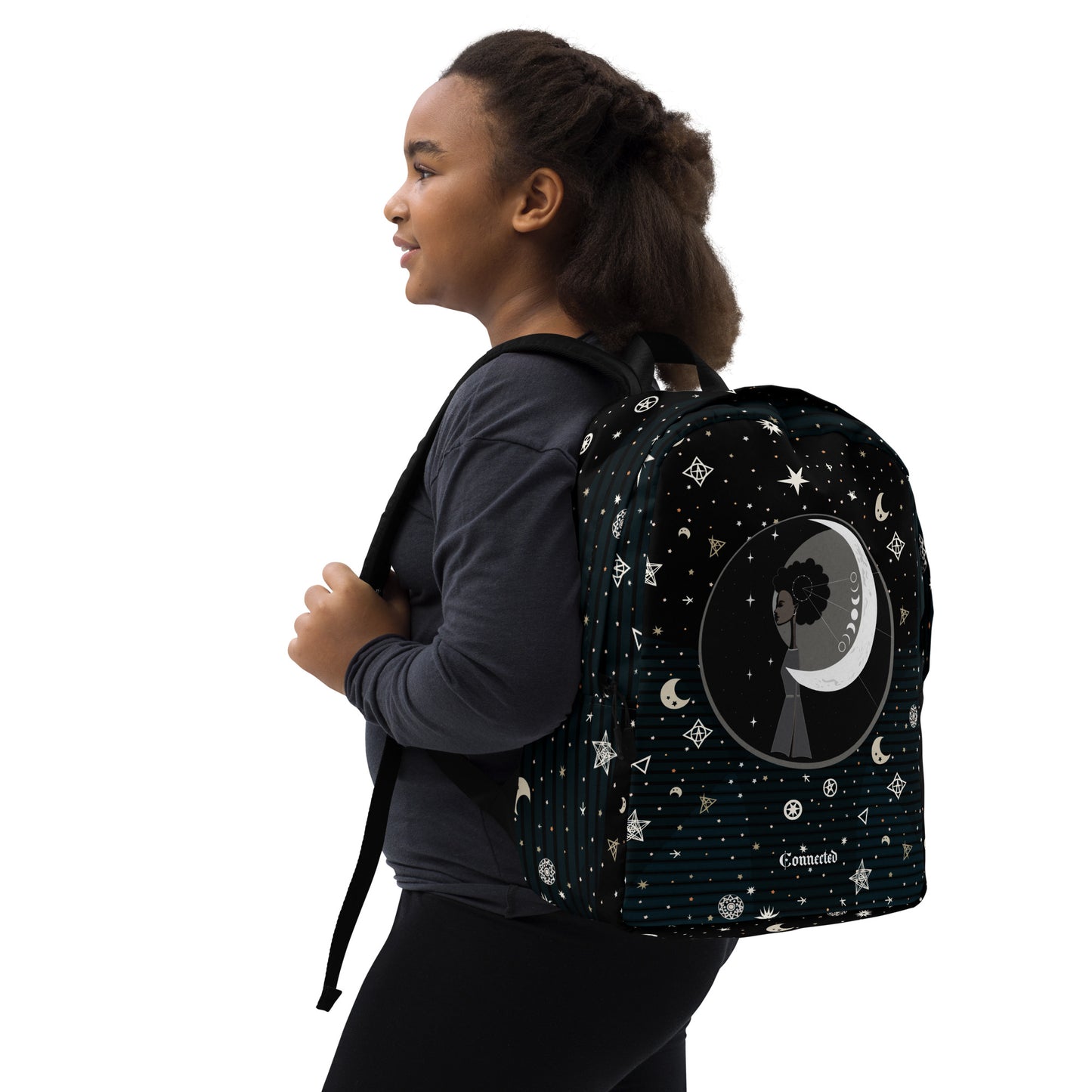 UNDER THE INFLUENCE. Minimalist Backpack. Water resistant. Laptop pocket.