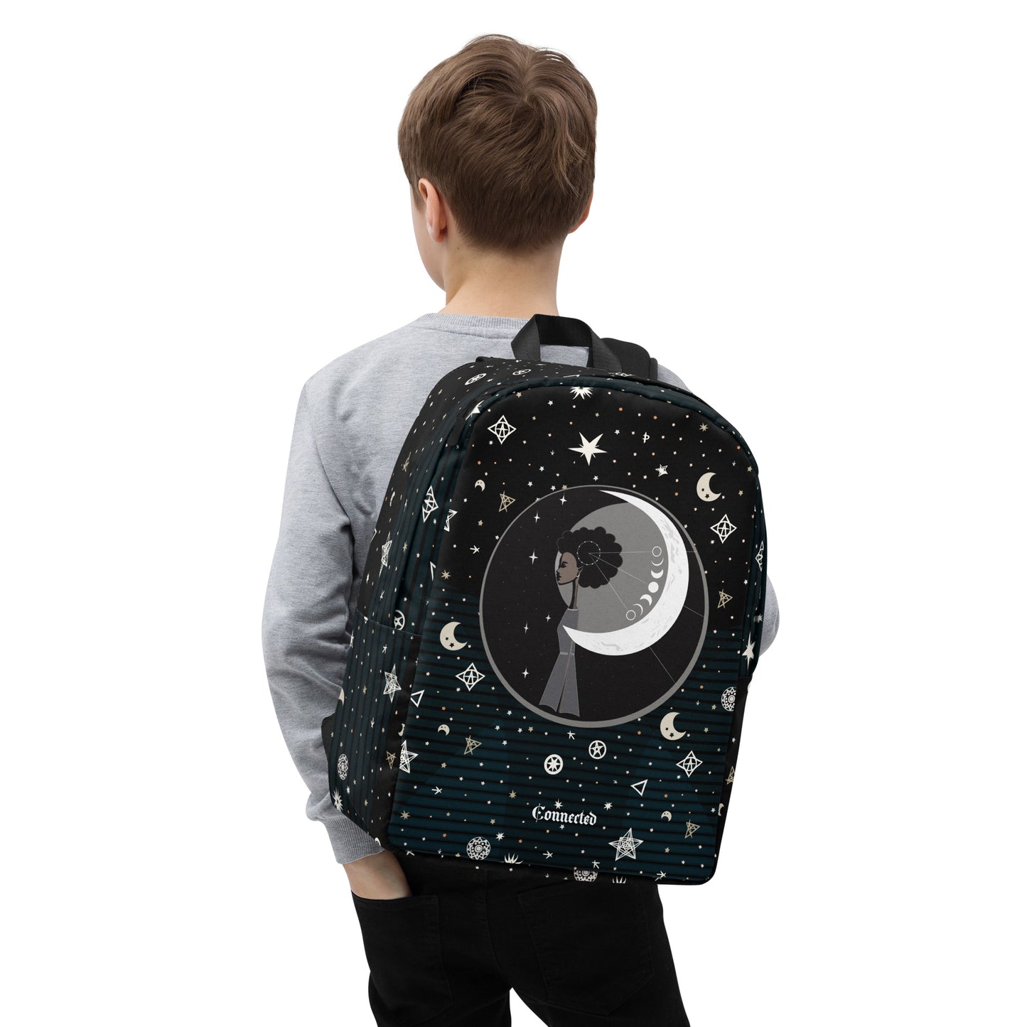 UNDER THE INFLUENCE. Minimalist Backpack. Water resistant. Laptop pocket.