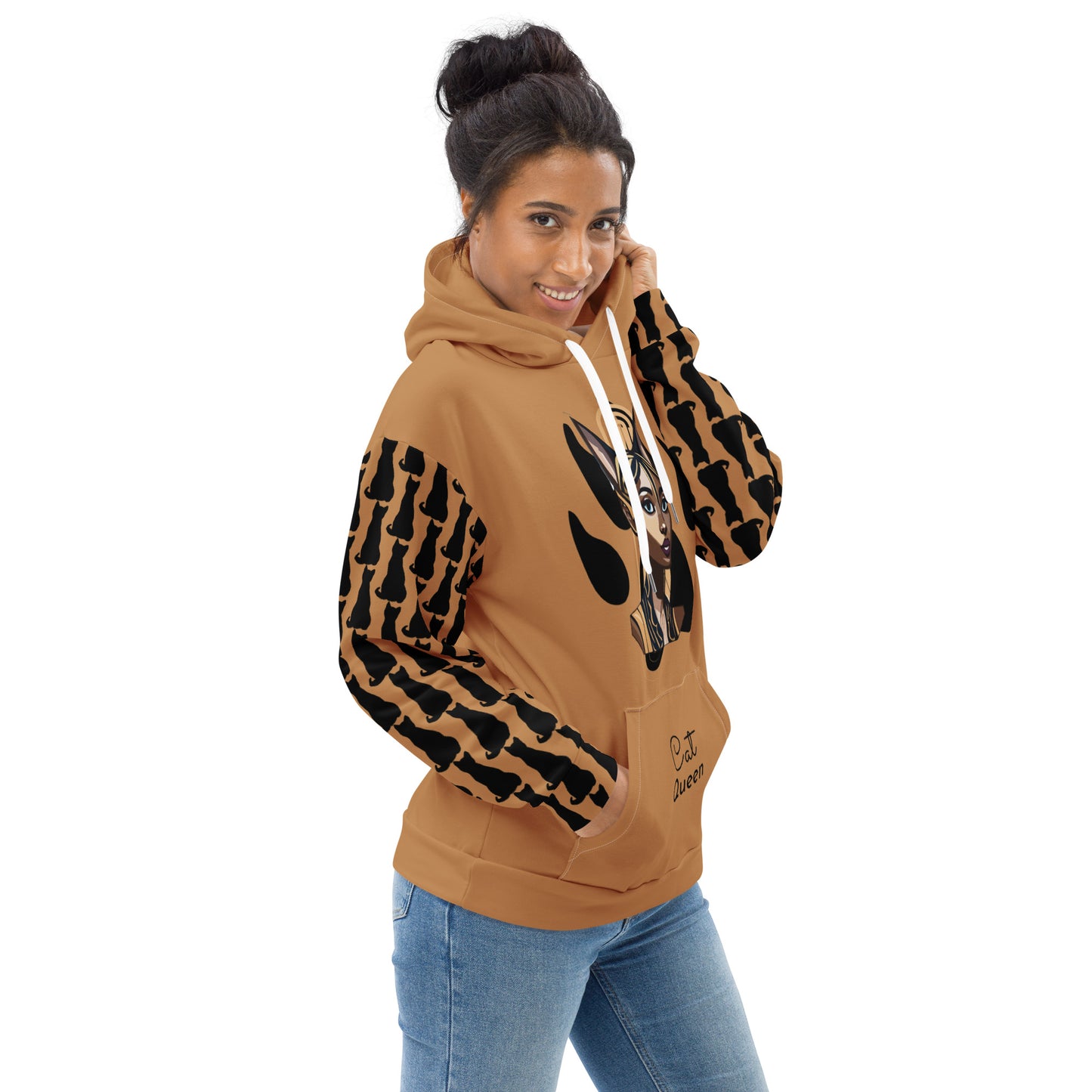 ANIMAL INSTINCT. Unisex Hoodie. CAT QUEEN