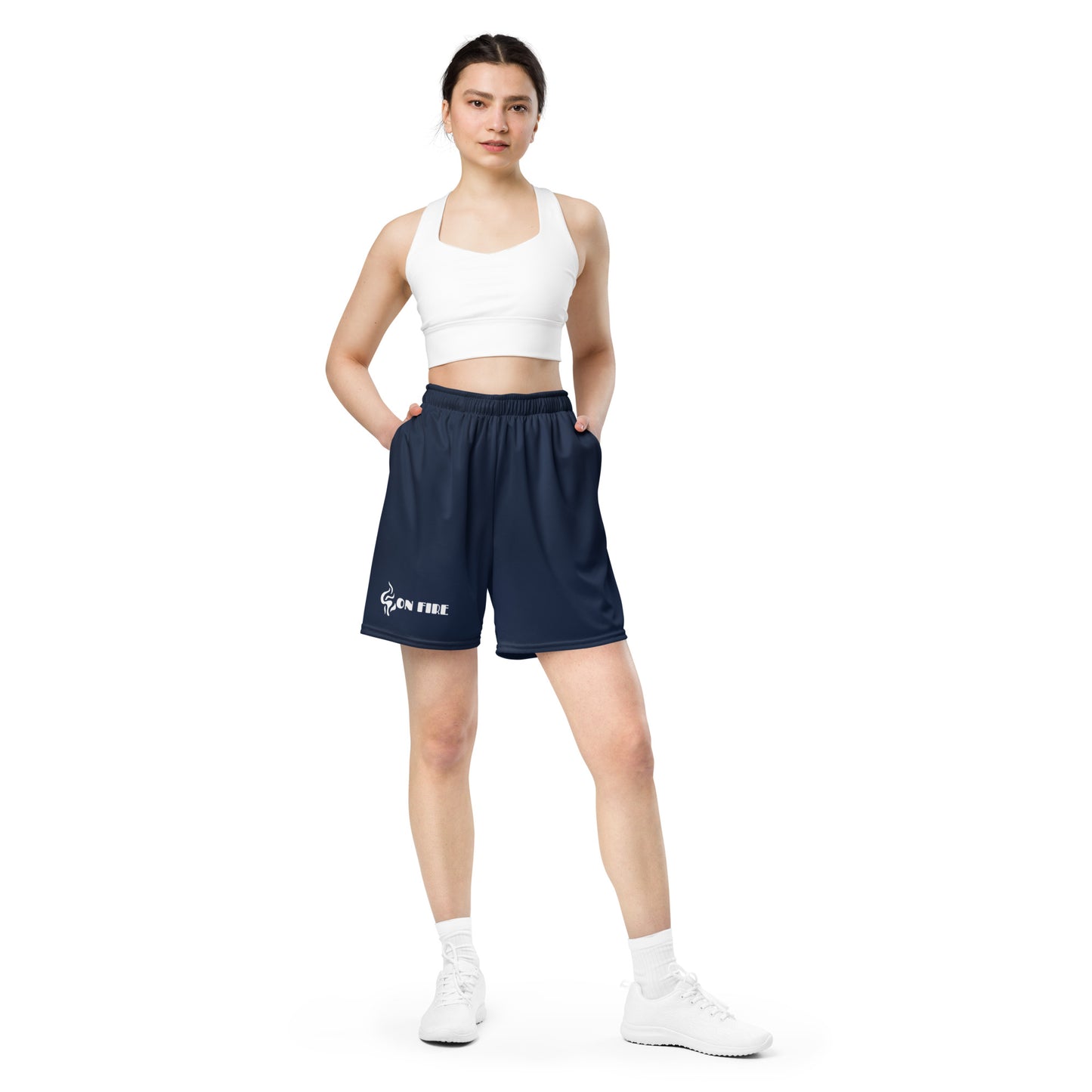 ATTITUDE. Unisex mesh shorts. Eco. ON FIRE.