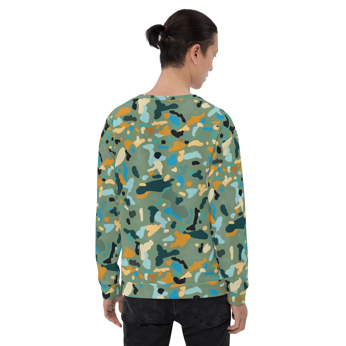 OUT OF SPACE. Unisex Sweatshirt. FAKE HUMAN BEING.