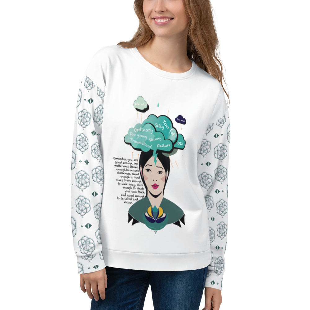 ATTITUDE. Unisex Sweatshirt. MIND YOUR MIND.