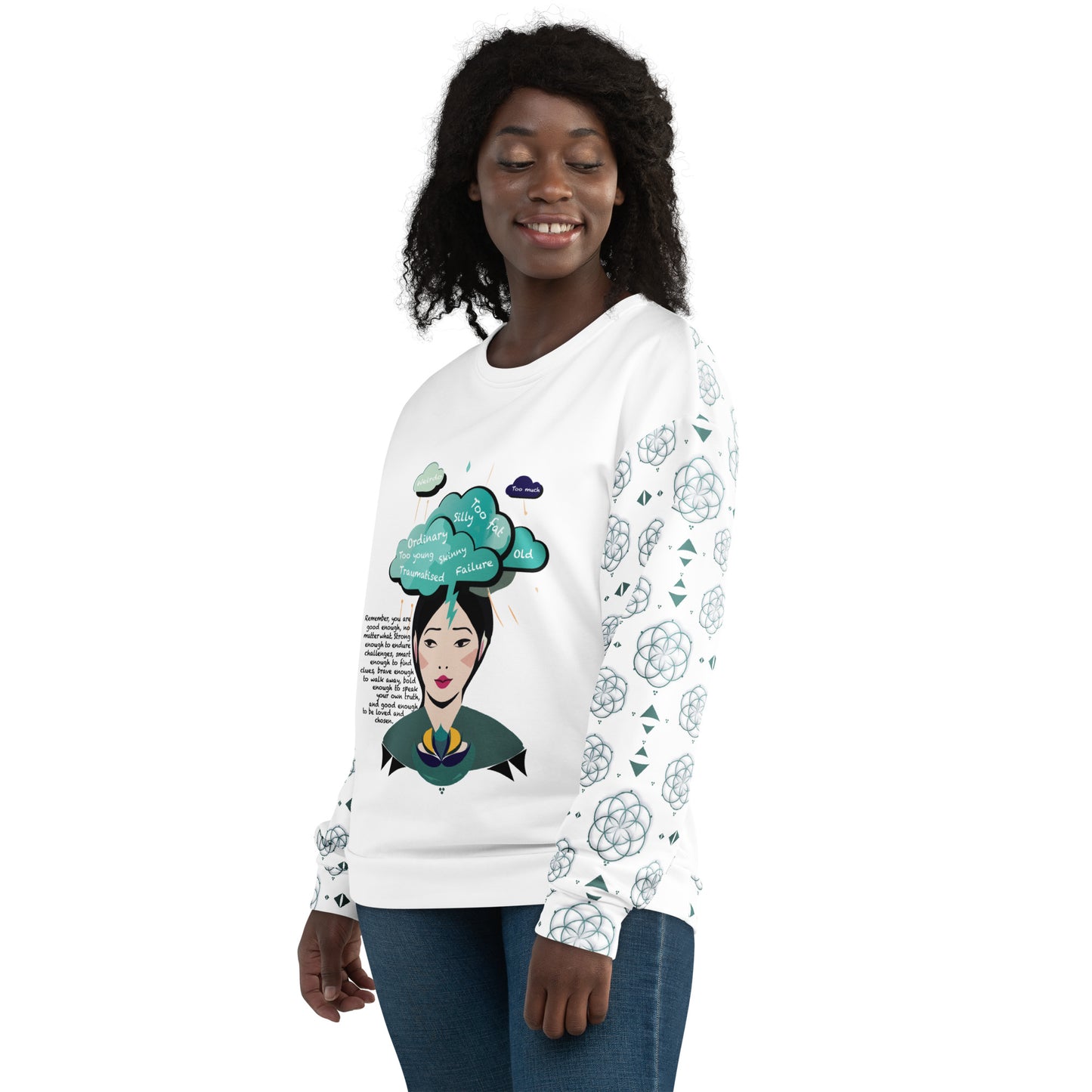 ATTITUDE. Unisex Sweatshirt. MIND YOUR MIND.