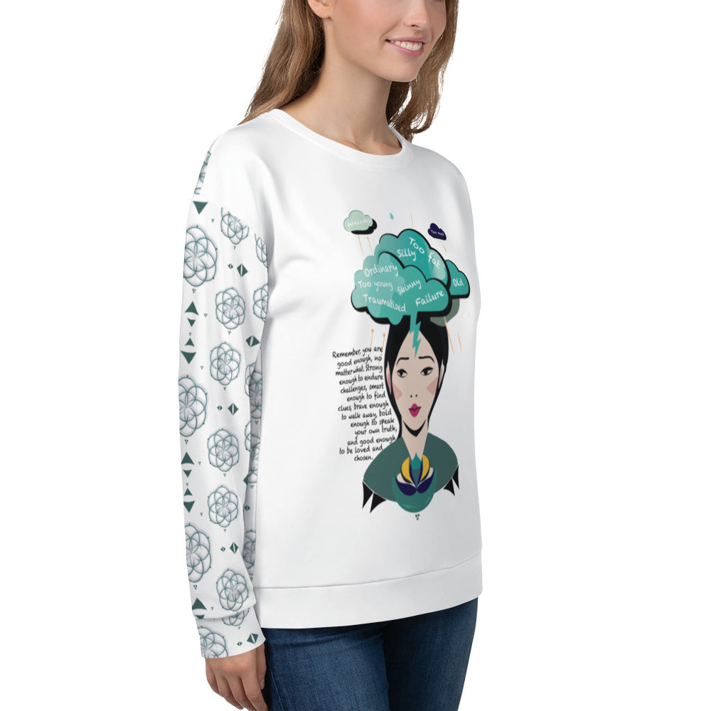 ATTITUDE. Unisex Sweatshirt. MIND YOUR MIND.