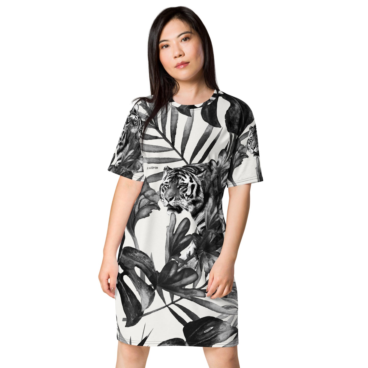ANIMAL INSTINCT. T-shirt dress. TIGER WITHIN.