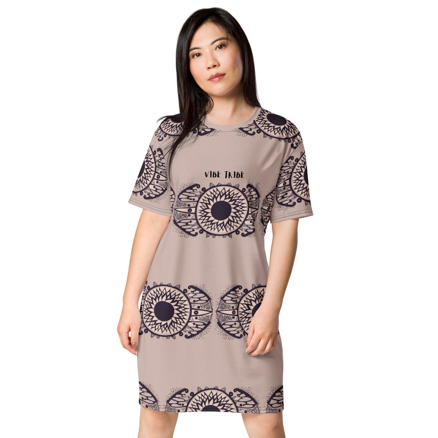 VIBE TRIBE. T-shirt dress