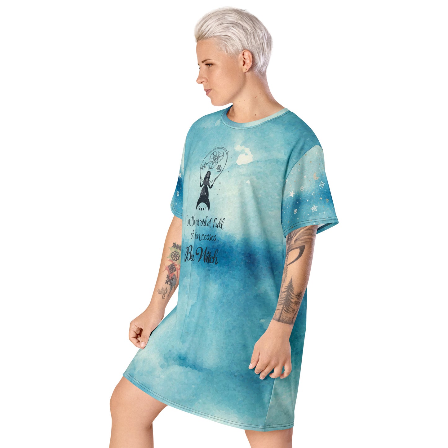 UNDER THE INFLUENCE. T-shirt dress. BE A WITCH.