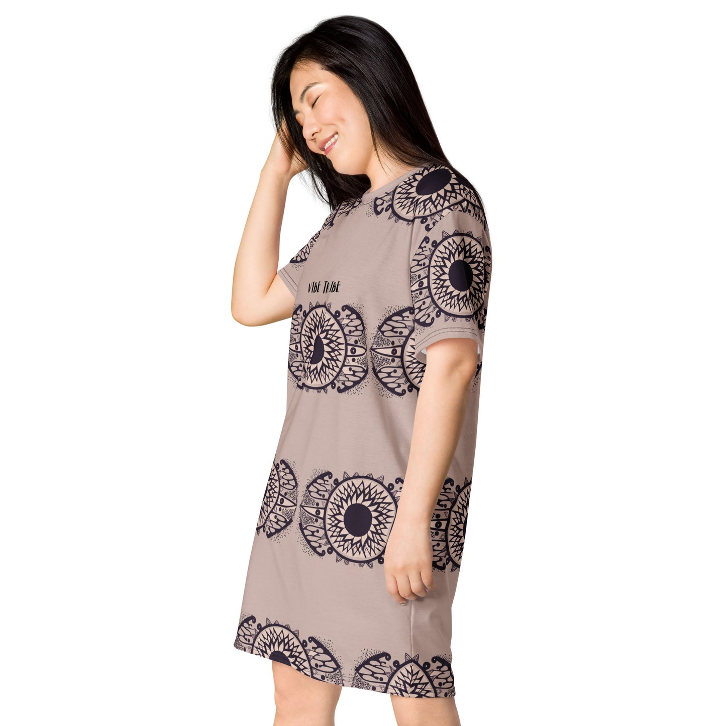 VIBE TRIBE. T-shirt dress