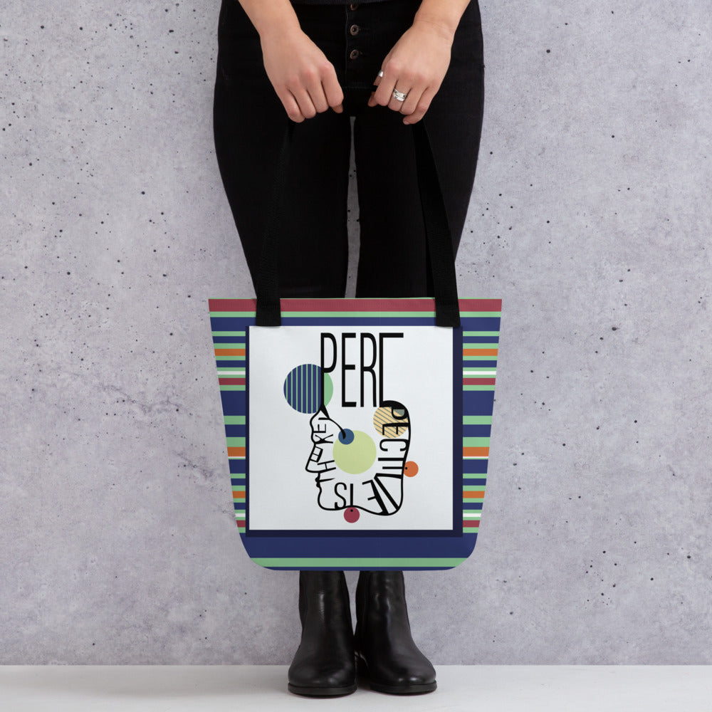 ATTITUDE. Tote bag. PERSPECTIVE.
