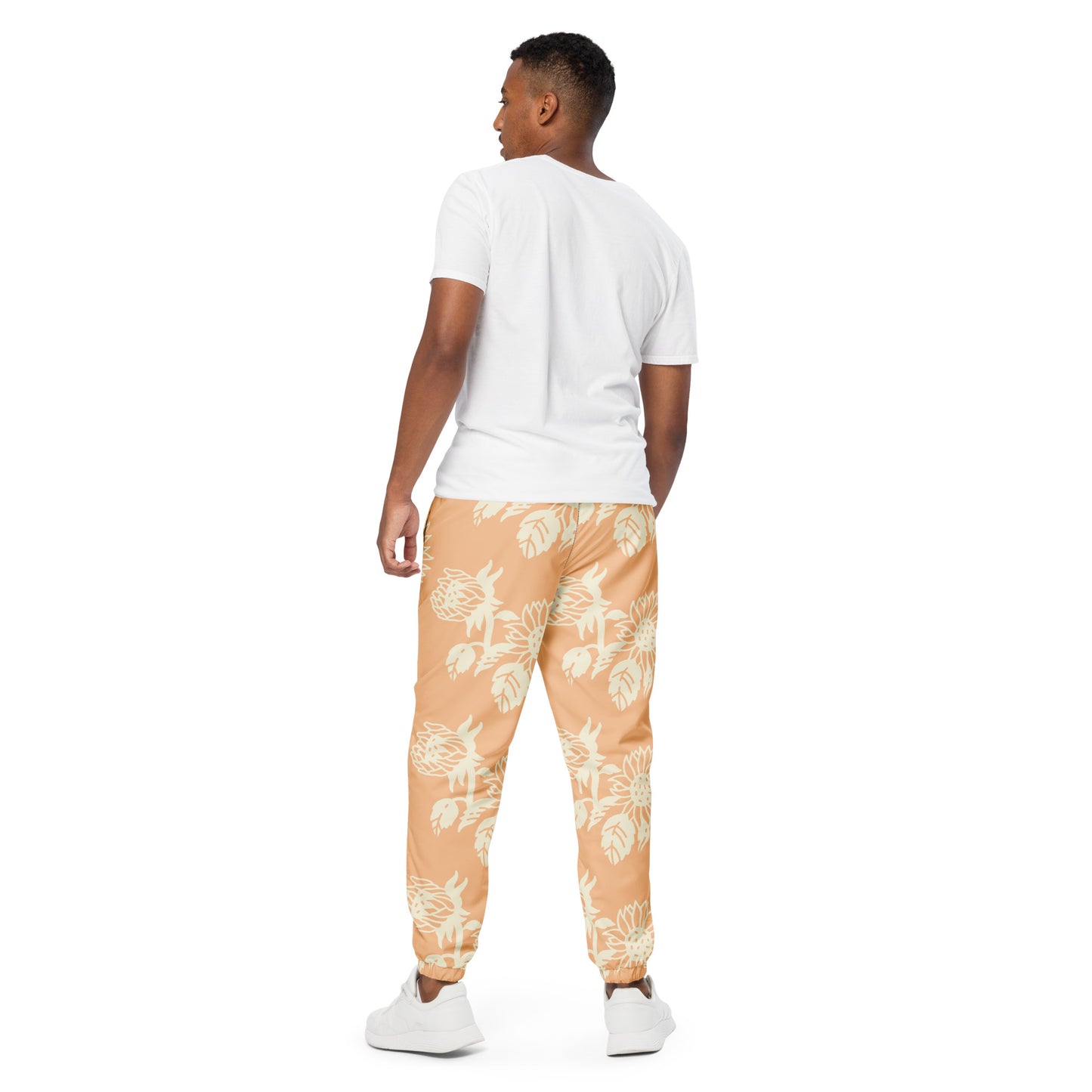 FLOWER POWER. Unisex track pants. Water resistant. SUNFLOWERS.