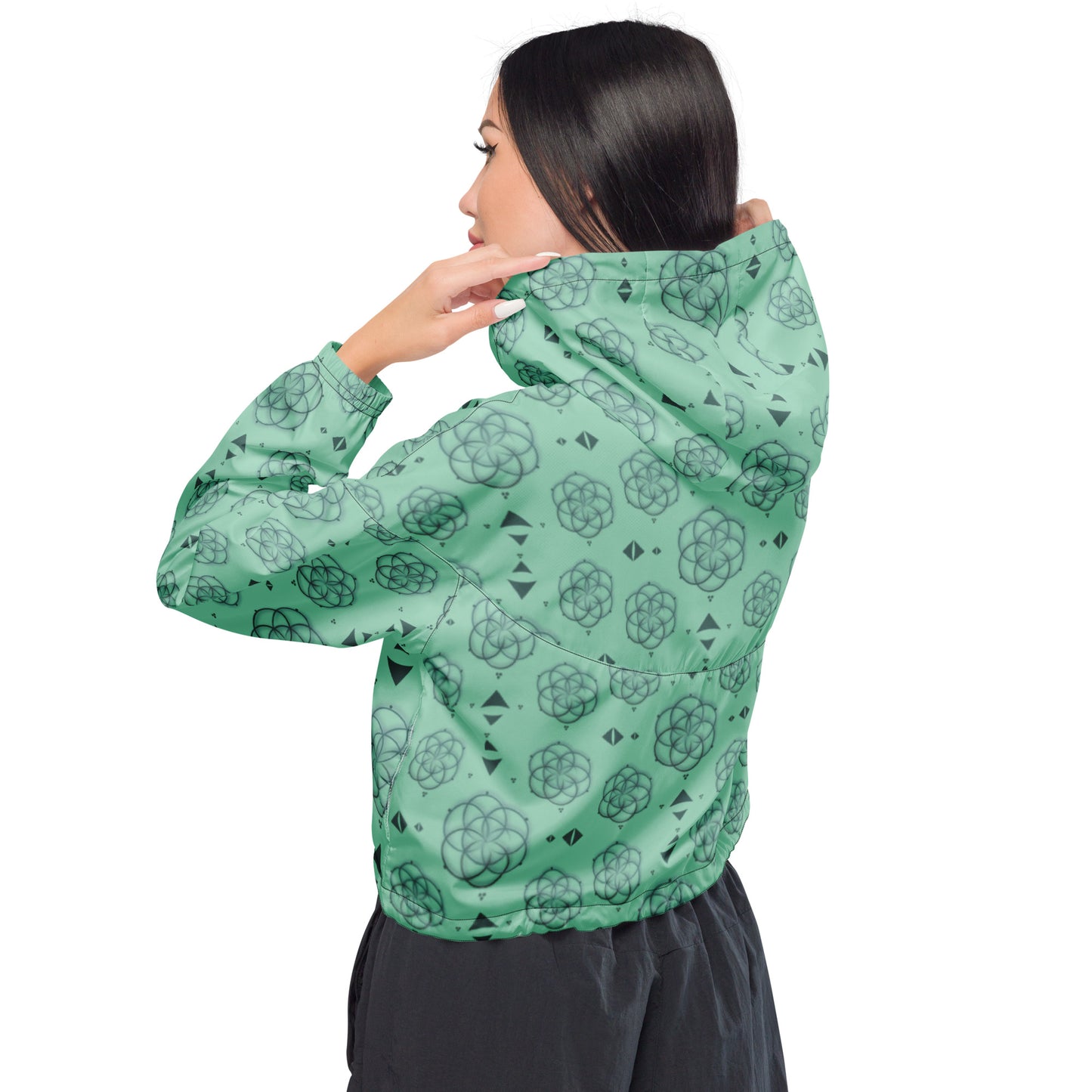 ATTITUDE. Women’s cropped windbreaker. MIND YOUR MIND