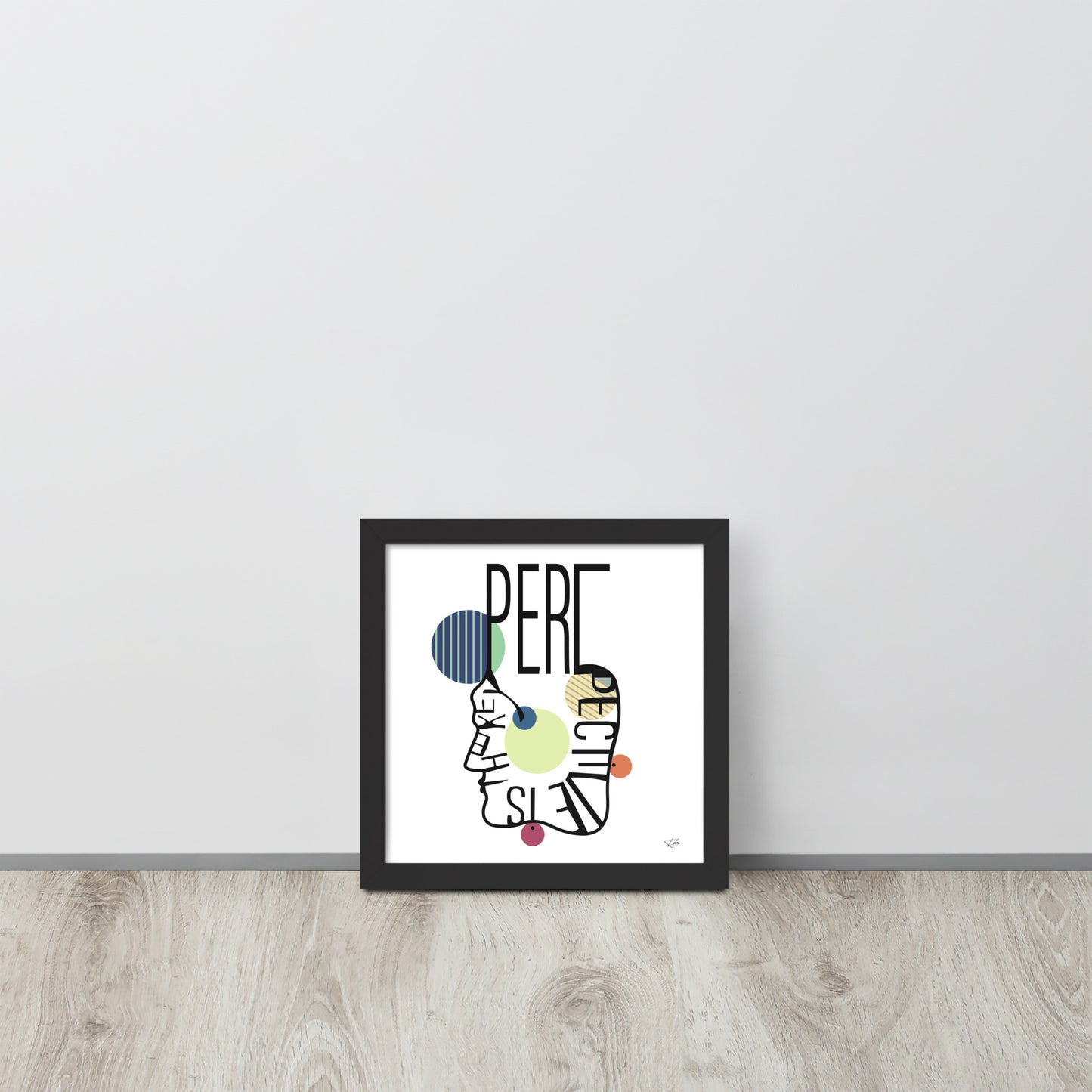 Framed poster - PERSPECTIVE IS THE KEY