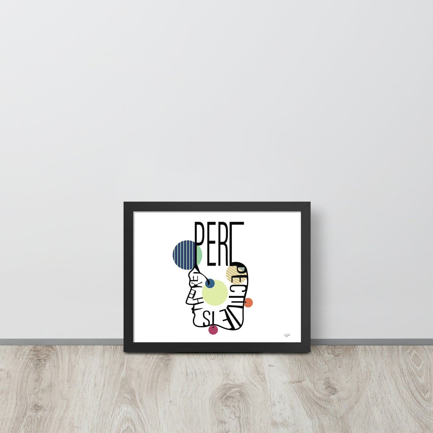 Framed poster - PERSPECTIVE IS THE KEY