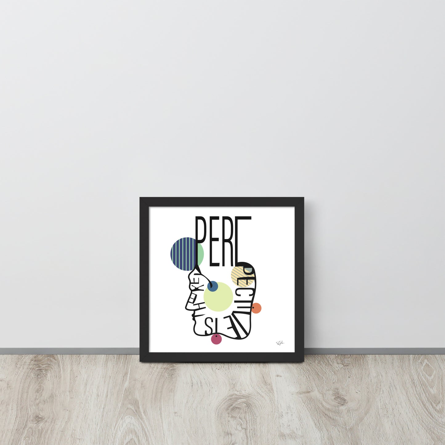 Framed poster - PERSPECTIVE IS THE KEY