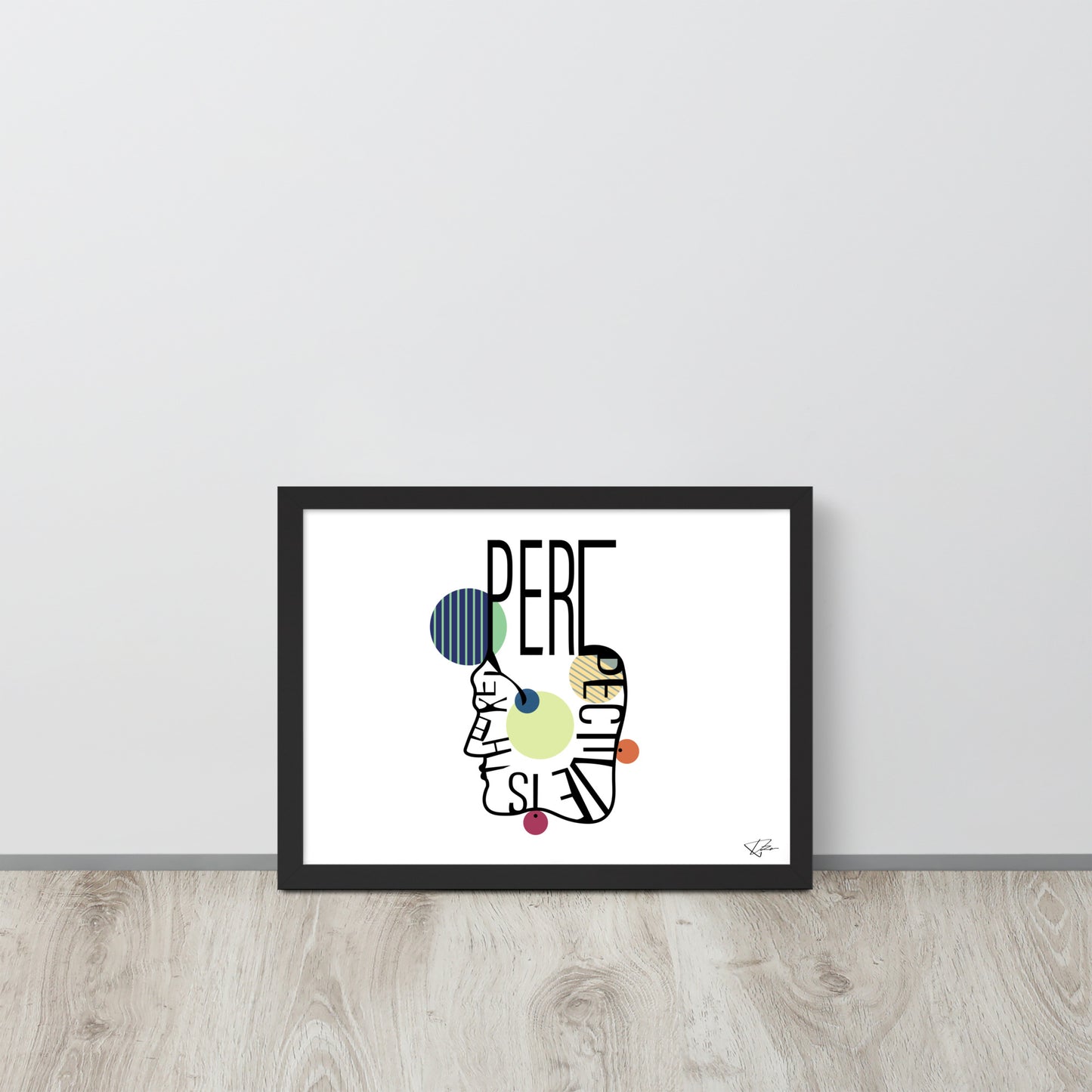 Framed poster - PERSPECTIVE IS THE KEY