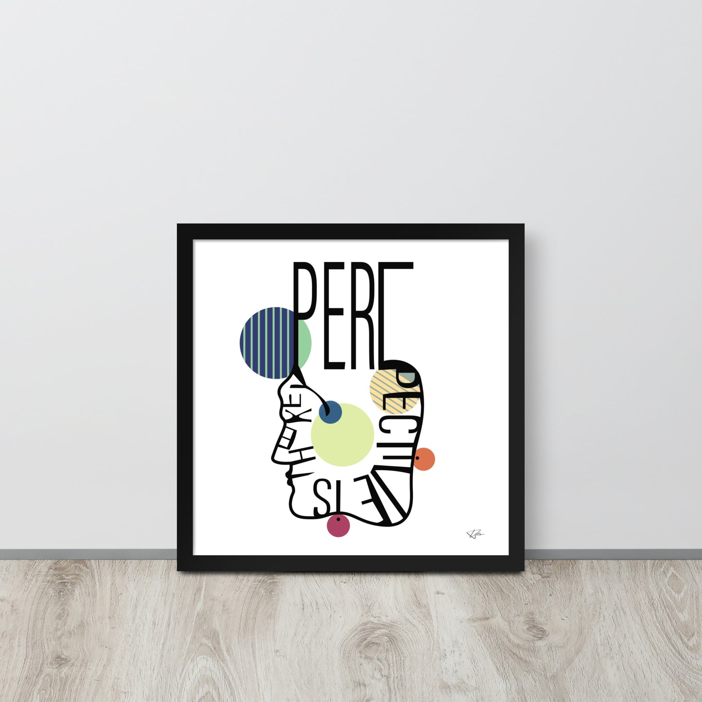Framed poster - PERSPECTIVE IS THE KEY
