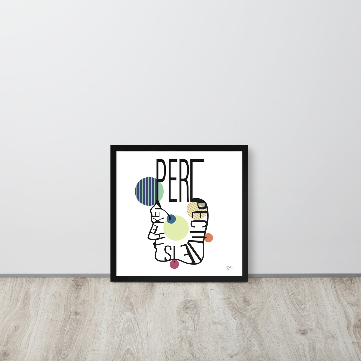 Framed poster - PERSPECTIVE IS THE KEY