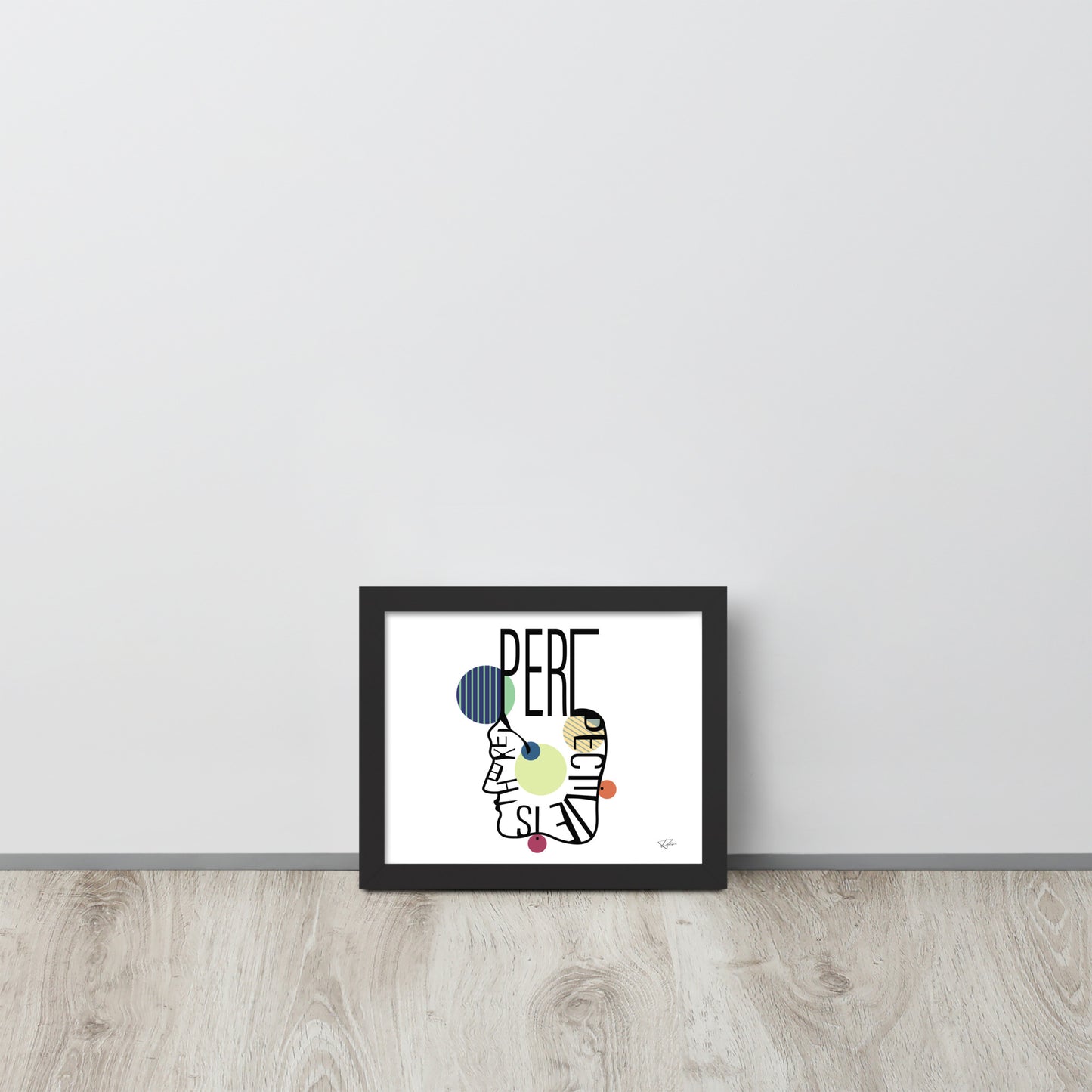 Framed poster - PERSPECTIVE IS THE KEY