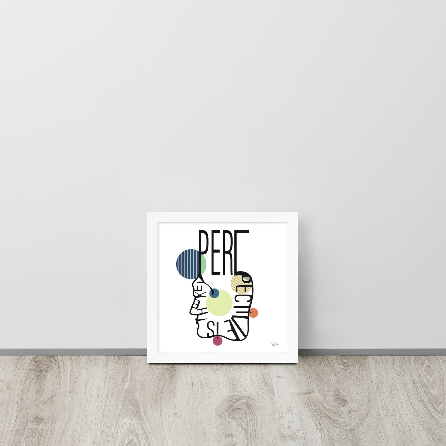 Framed poster - PERSPECTIVE IS THE KEY