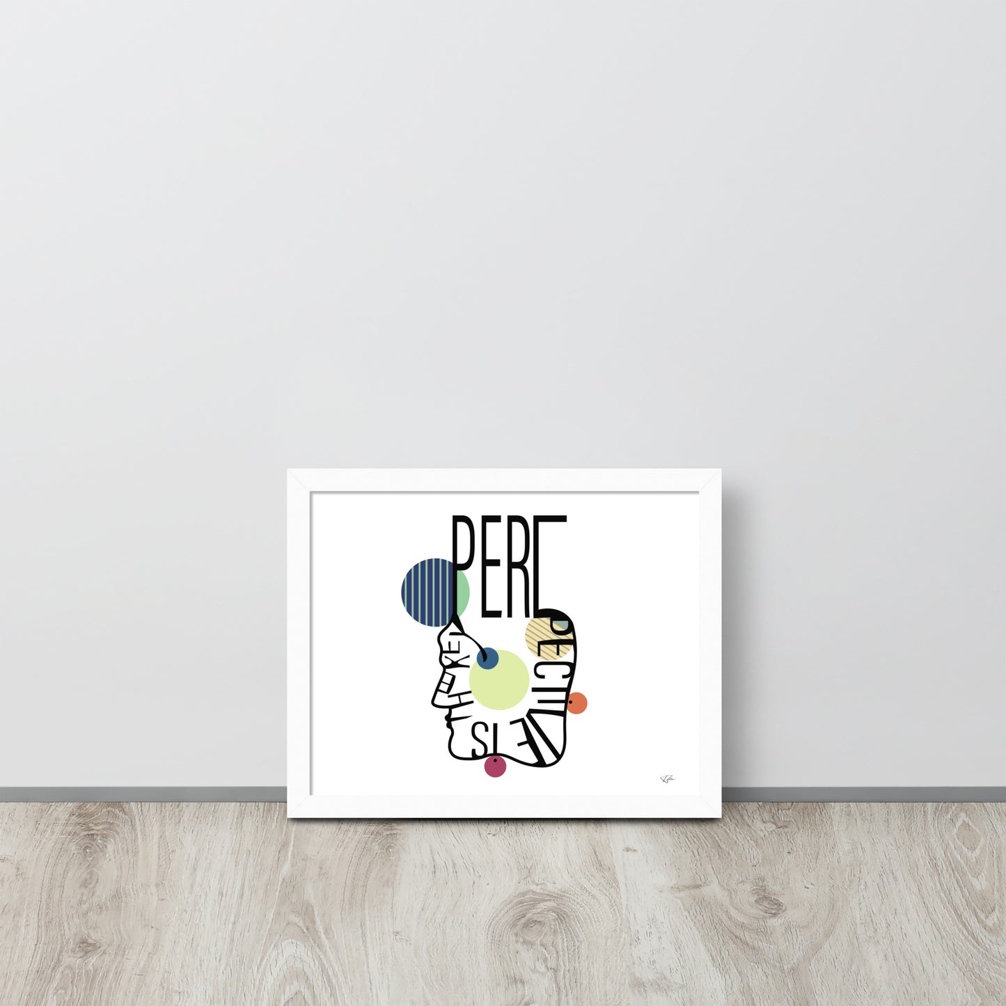Framed poster - PERSPECTIVE IS THE KEY