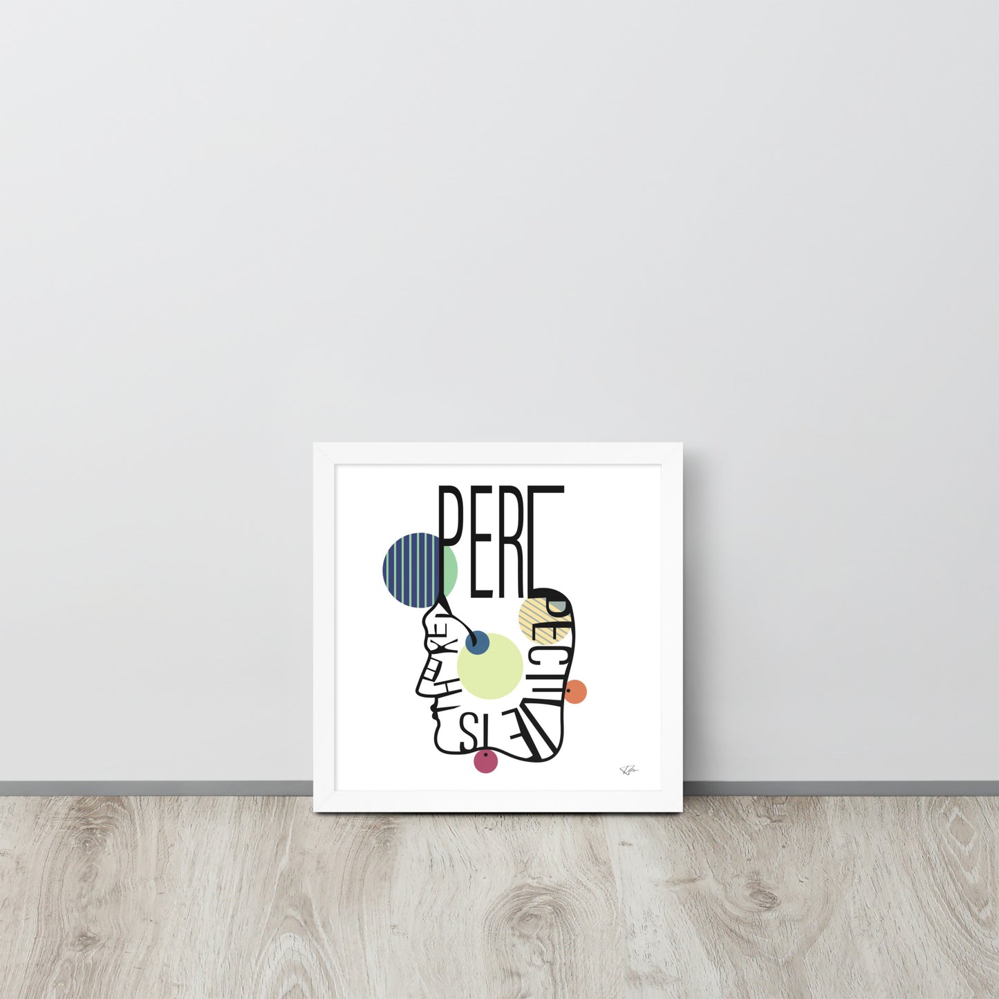 Framed poster - PERSPECTIVE IS THE KEY