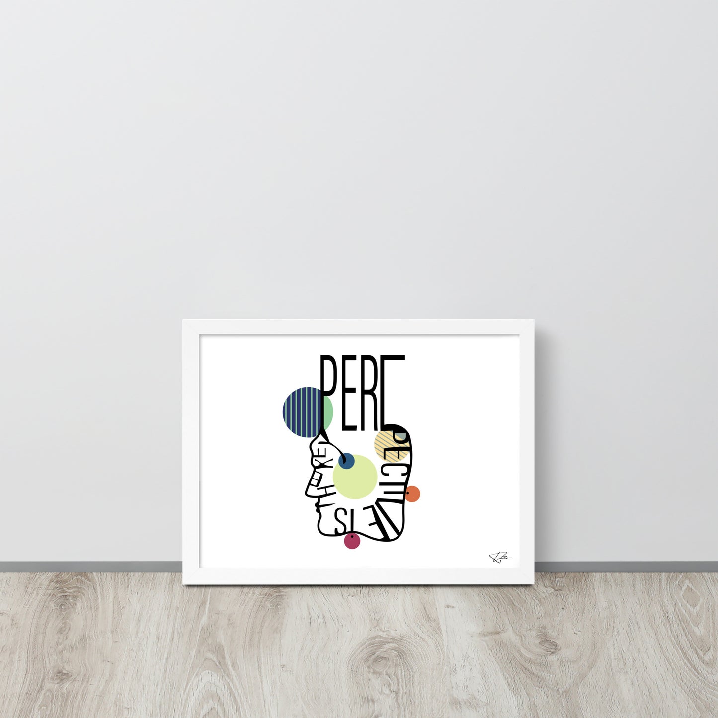 Framed poster - PERSPECTIVE IS THE KEY
