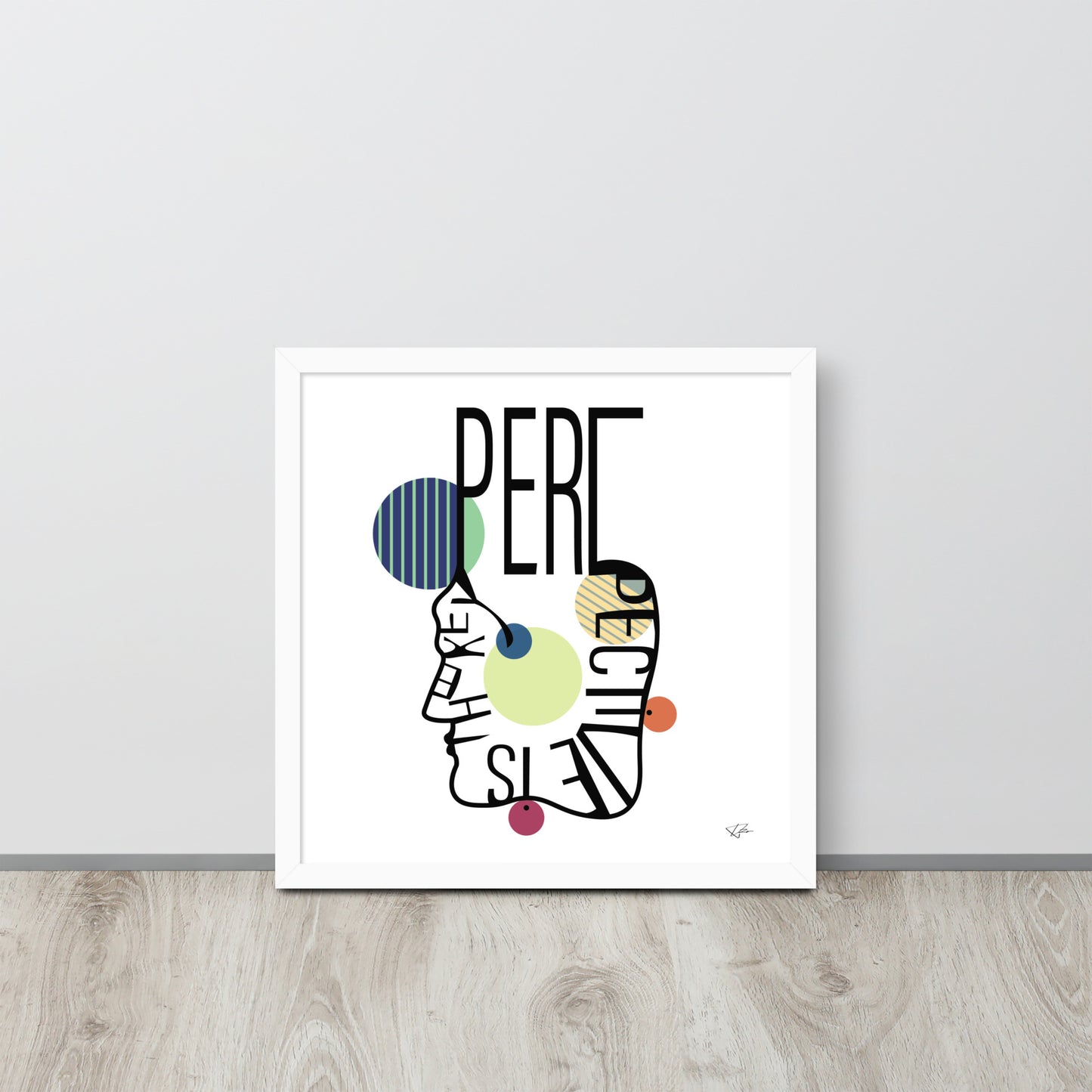 Framed poster - PERSPECTIVE IS THE KEY
