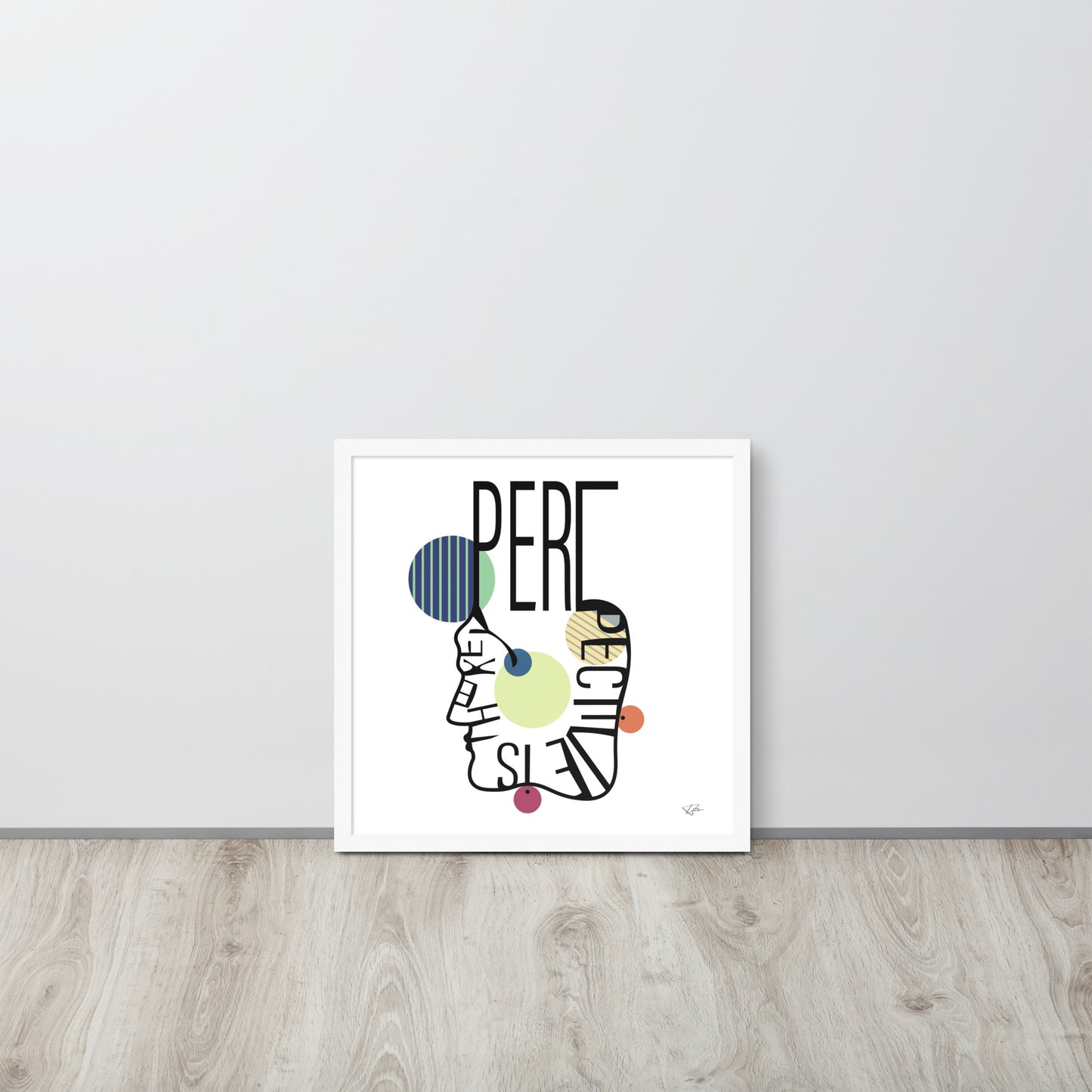 Framed poster - PERSPECTIVE IS THE KEY