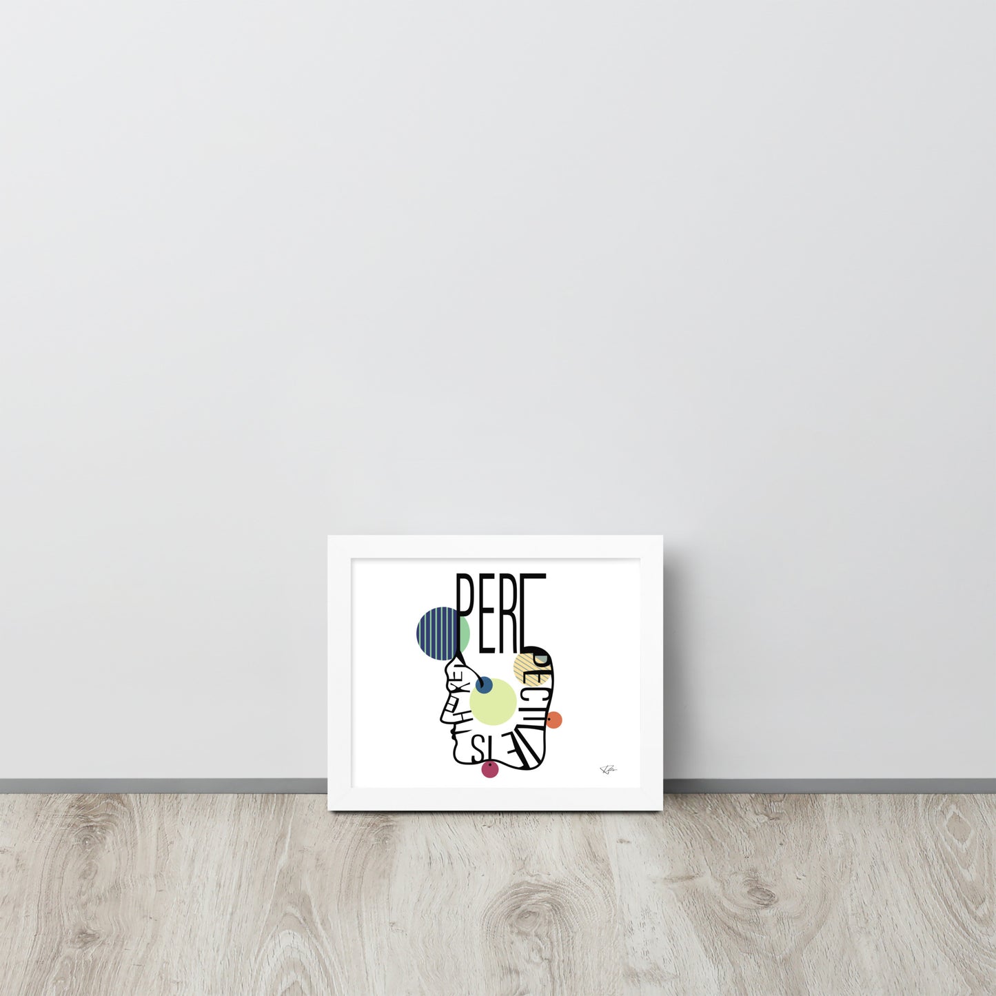 Framed poster - PERSPECTIVE IS THE KEY
