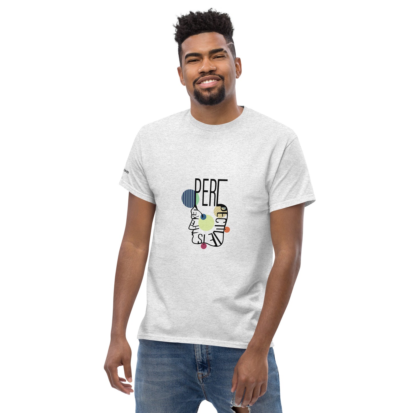 ATTITUDE. Men's classic tee. PERSPECTIVE IS THE KEY.
