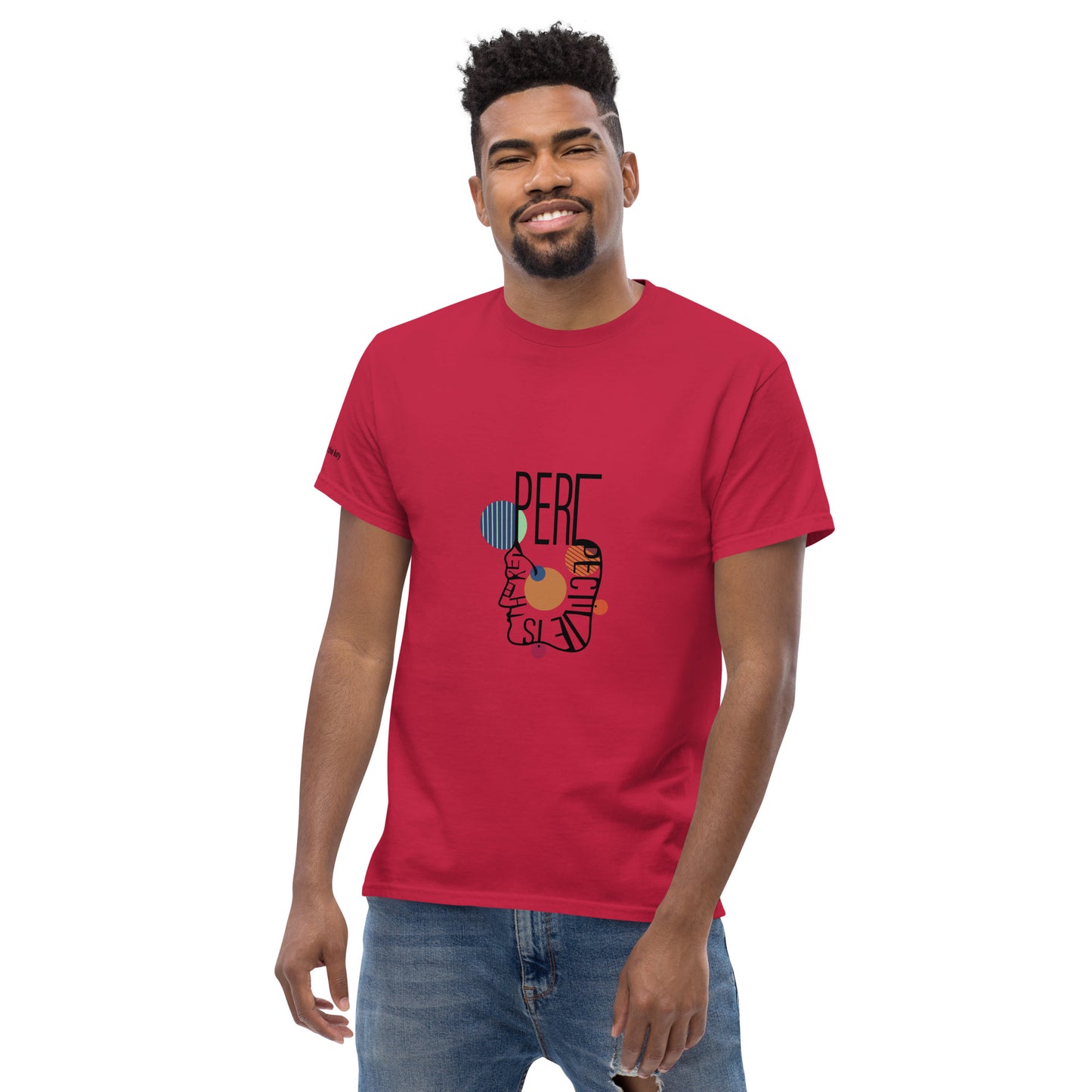 ATTITUDE. Men's classic tee. PERSPECTIVE IS THE KEY.