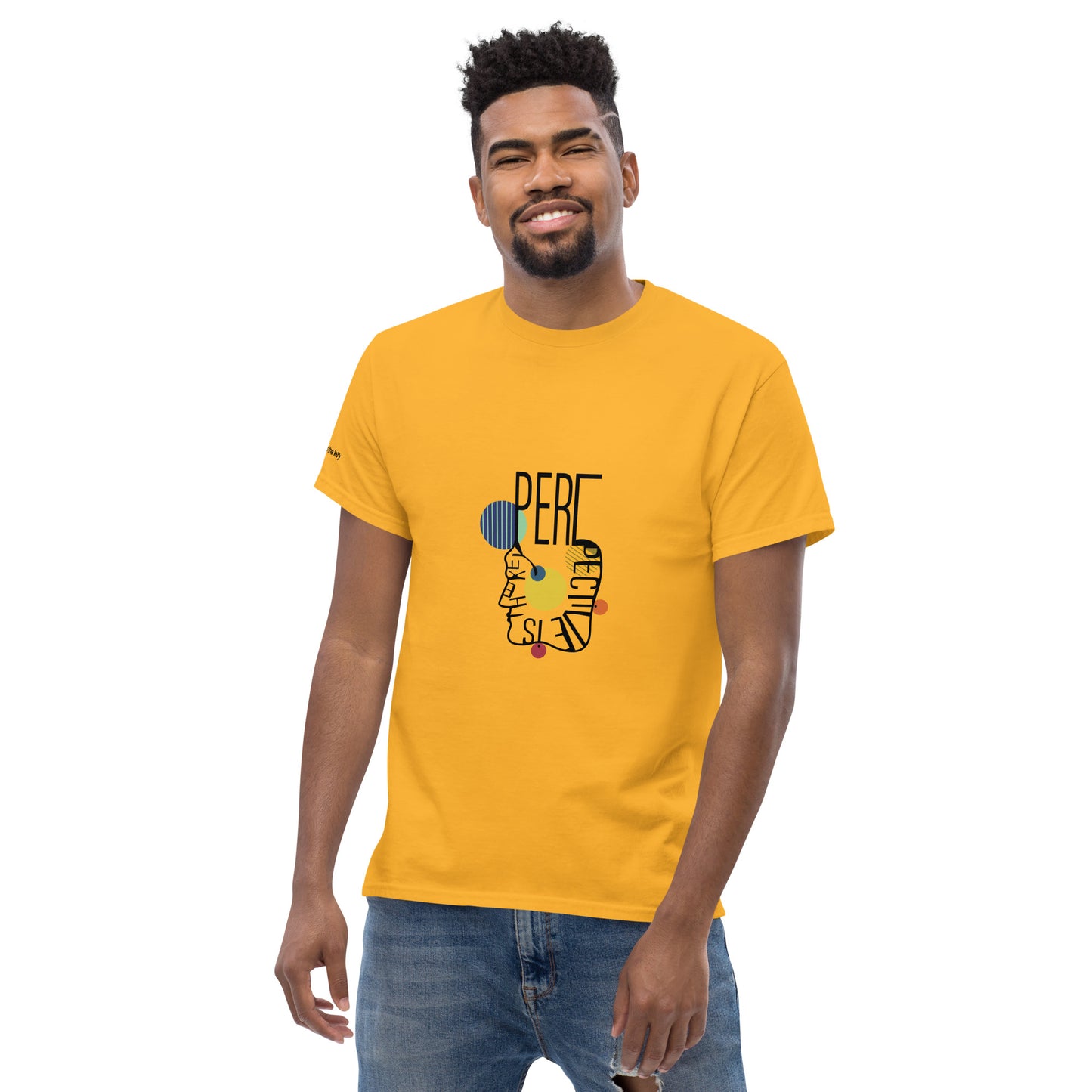 ATTITUDE. Men's classic tee. PERSPECTIVE IS THE KEY.