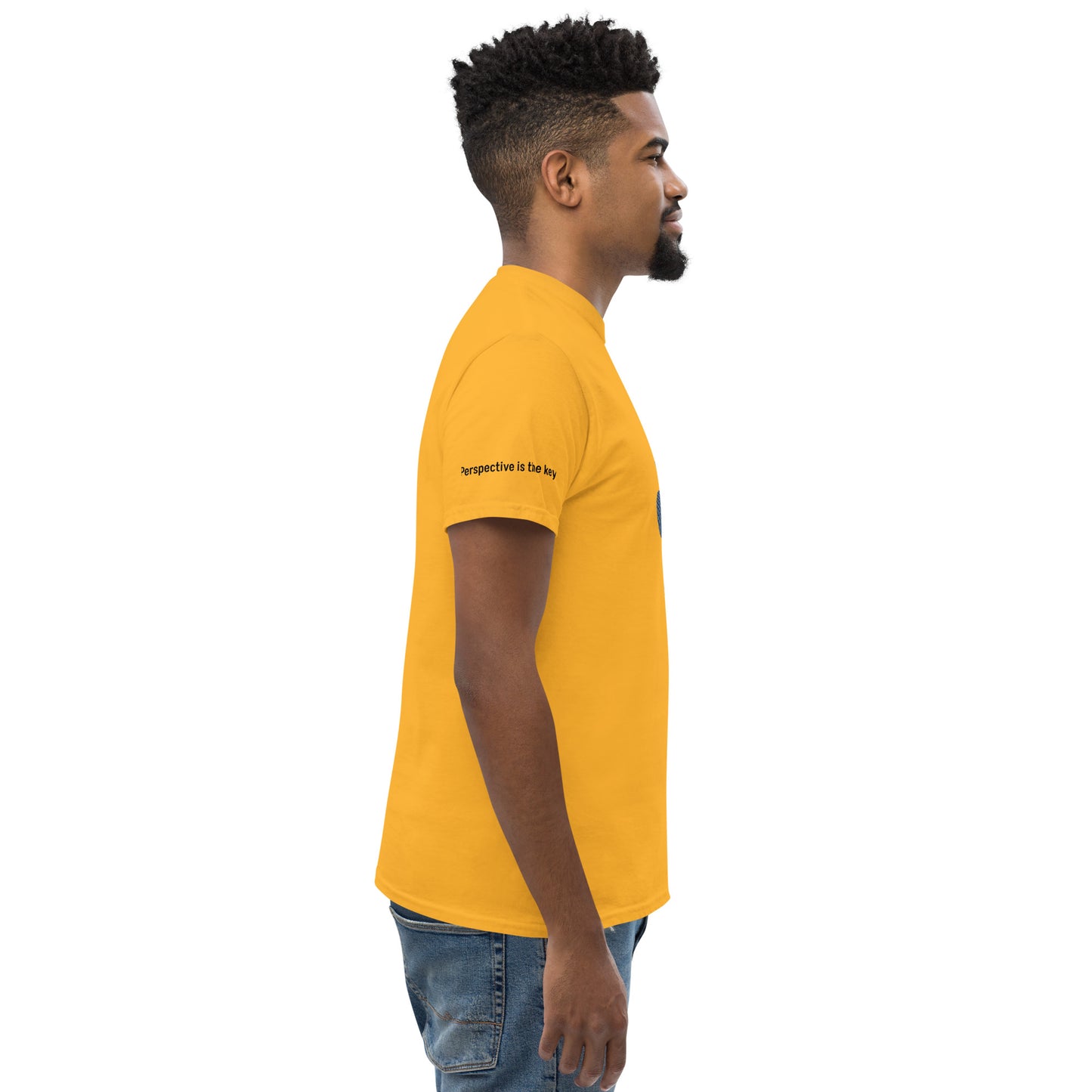 ATTITUDE. Men's classic tee. PERSPECTIVE IS THE KEY.