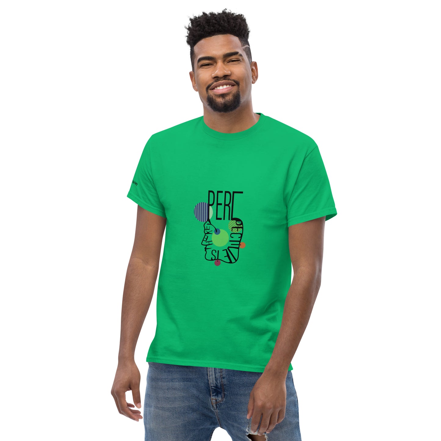 ATTITUDE. Men's classic tee. PERSPECTIVE IS THE KEY.