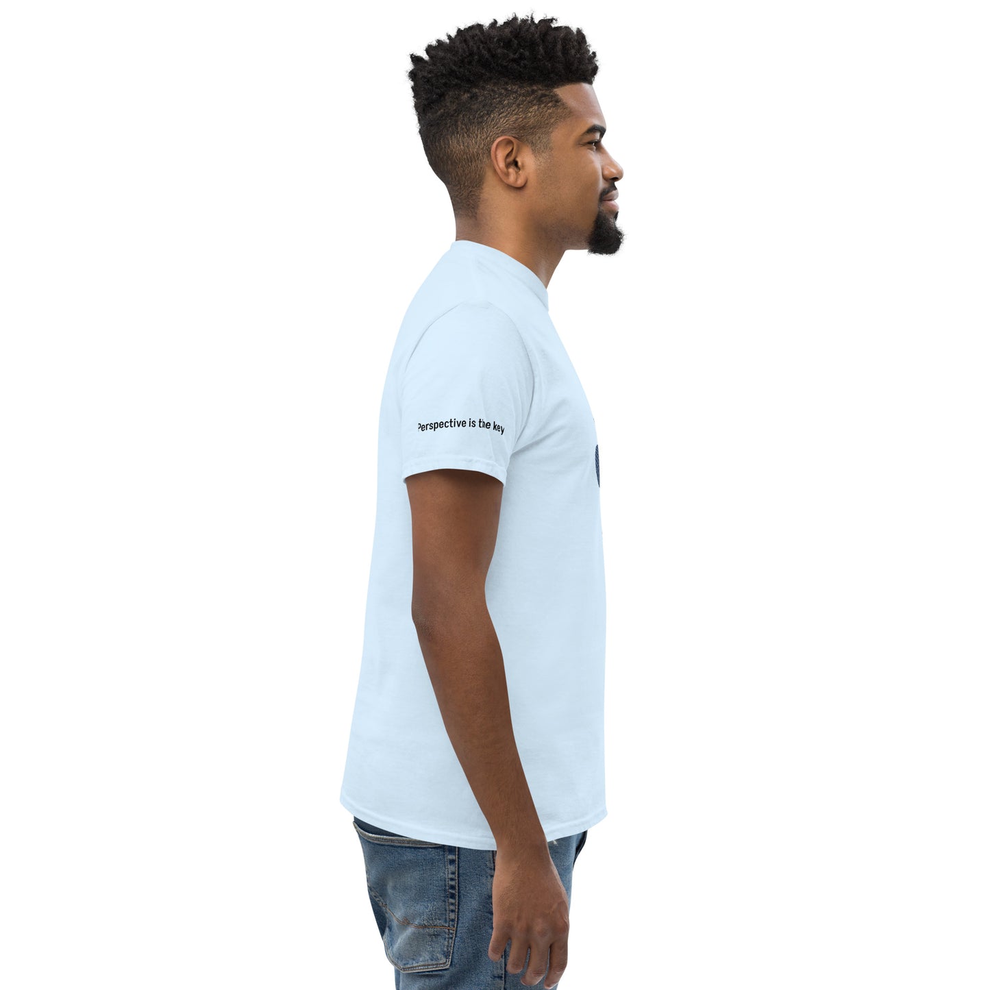 ATTITUDE. Men's classic tee. PERSPECTIVE IS THE KEY.