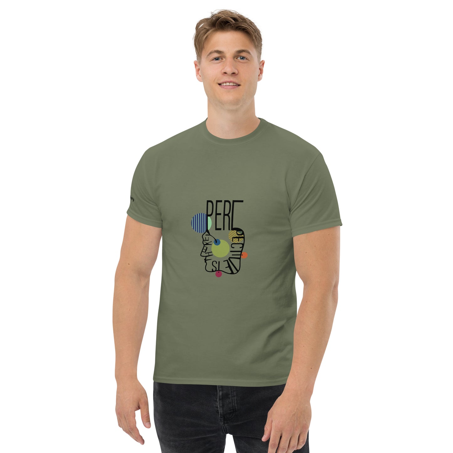 ATTITUDE. Men's classic tee. PERSPECTIVE IS THE KEY.