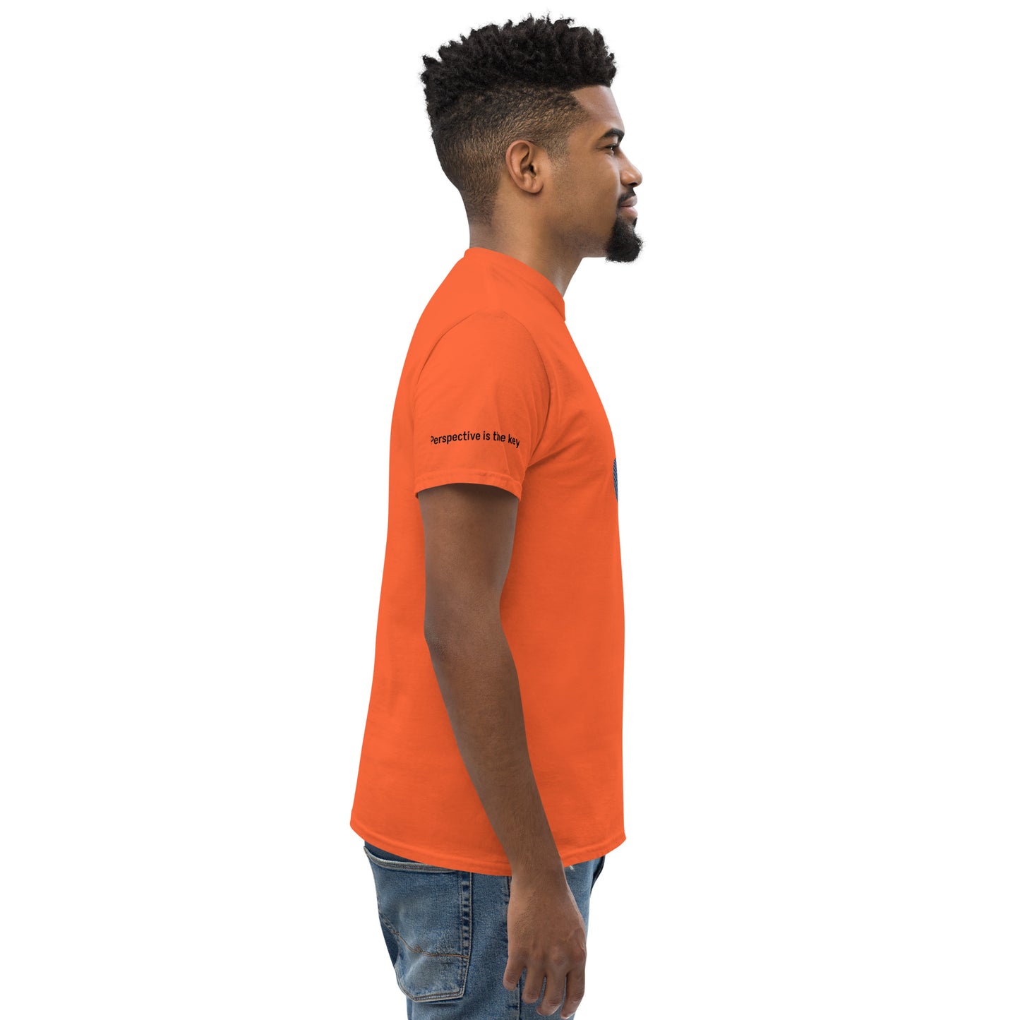 ATTITUDE. Men's classic tee. PERSPECTIVE IS THE KEY.