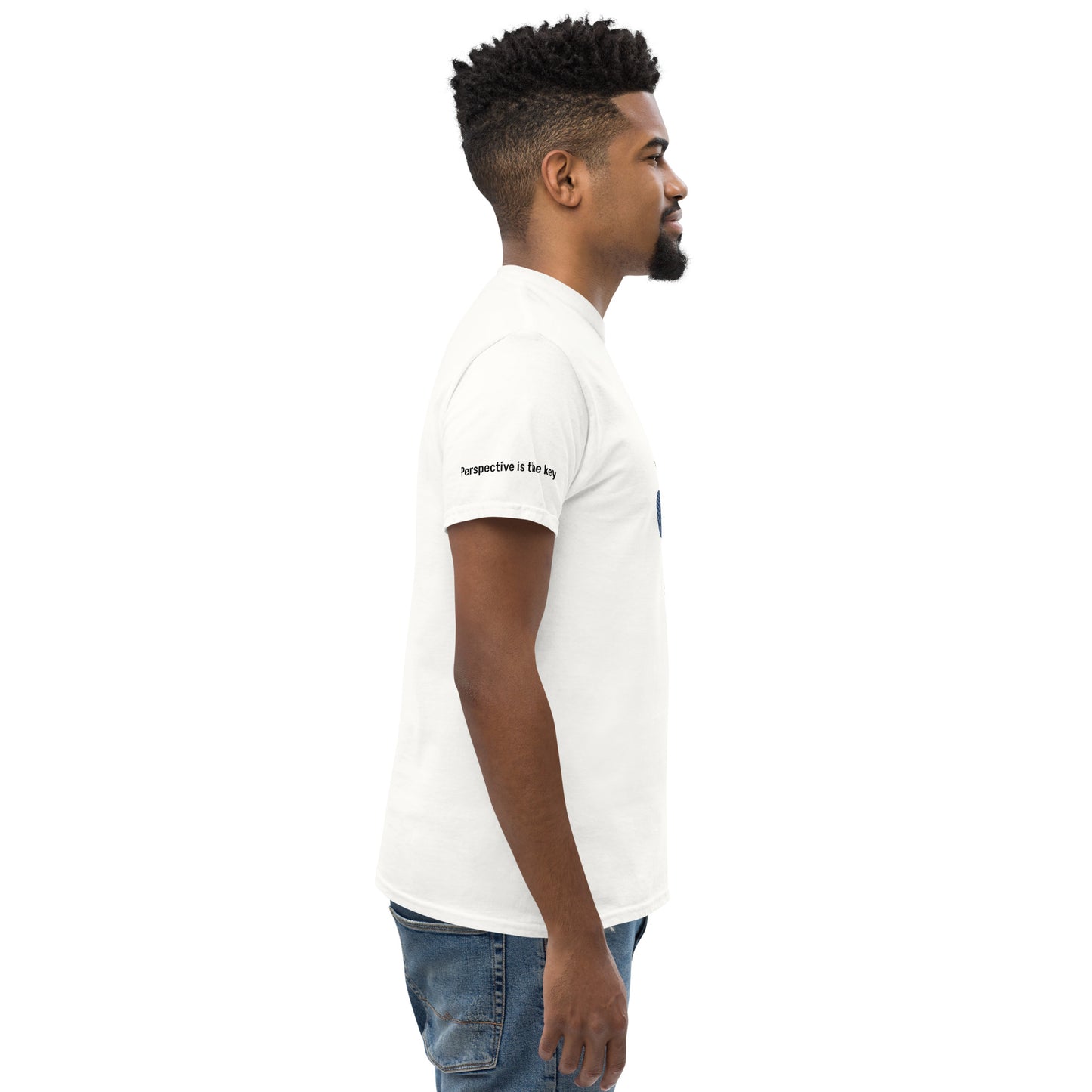 ATTITUDE. Men's classic tee. PERSPECTIVE IS THE KEY.