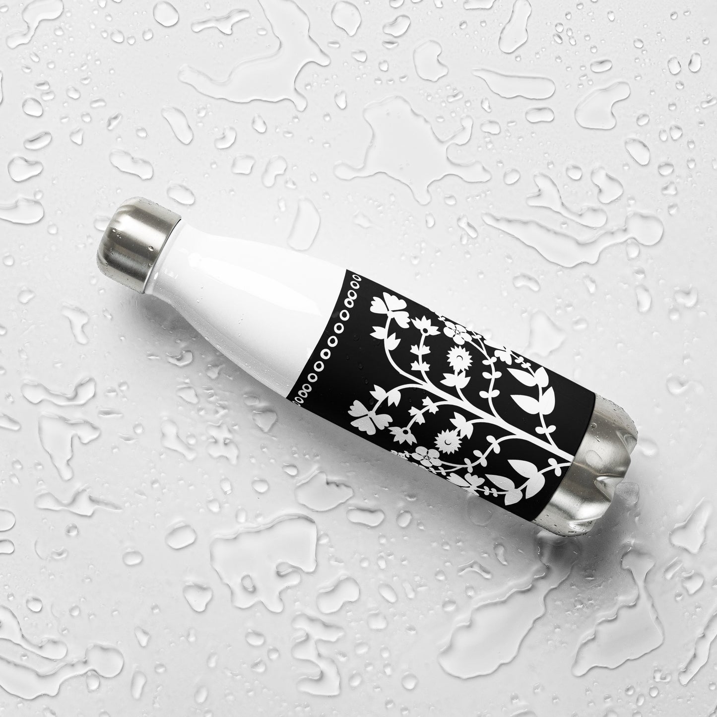 ROOTS! Stainless steel water bottle 500ml. Folklore.
