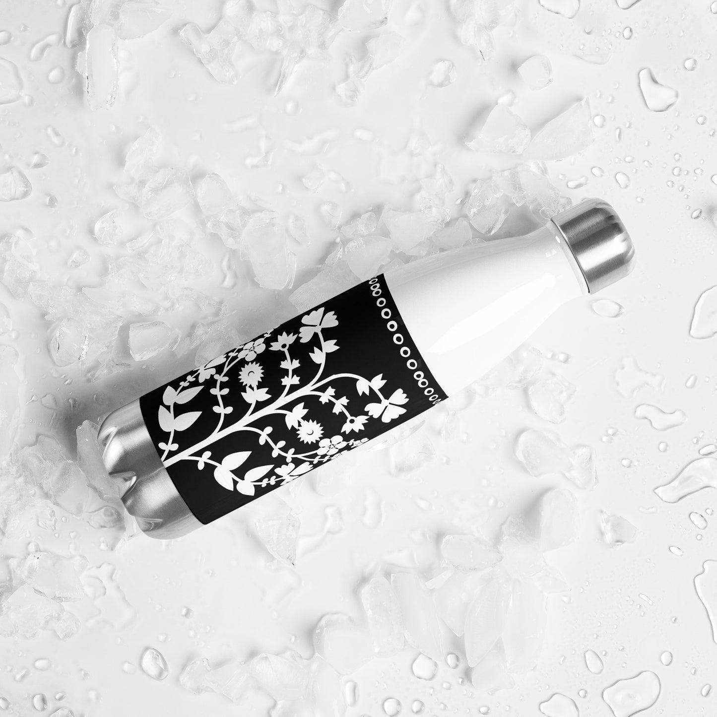 ROOTS! Stainless steel water bottle 500ml. Folklore.