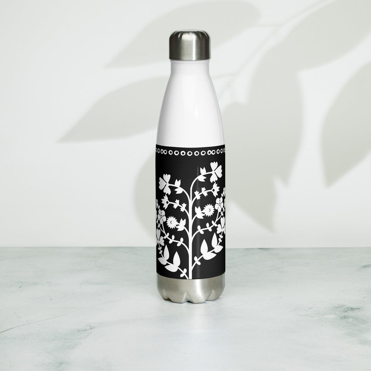 ROOTS! Stainless steel water bottle 500ml. Folklore.